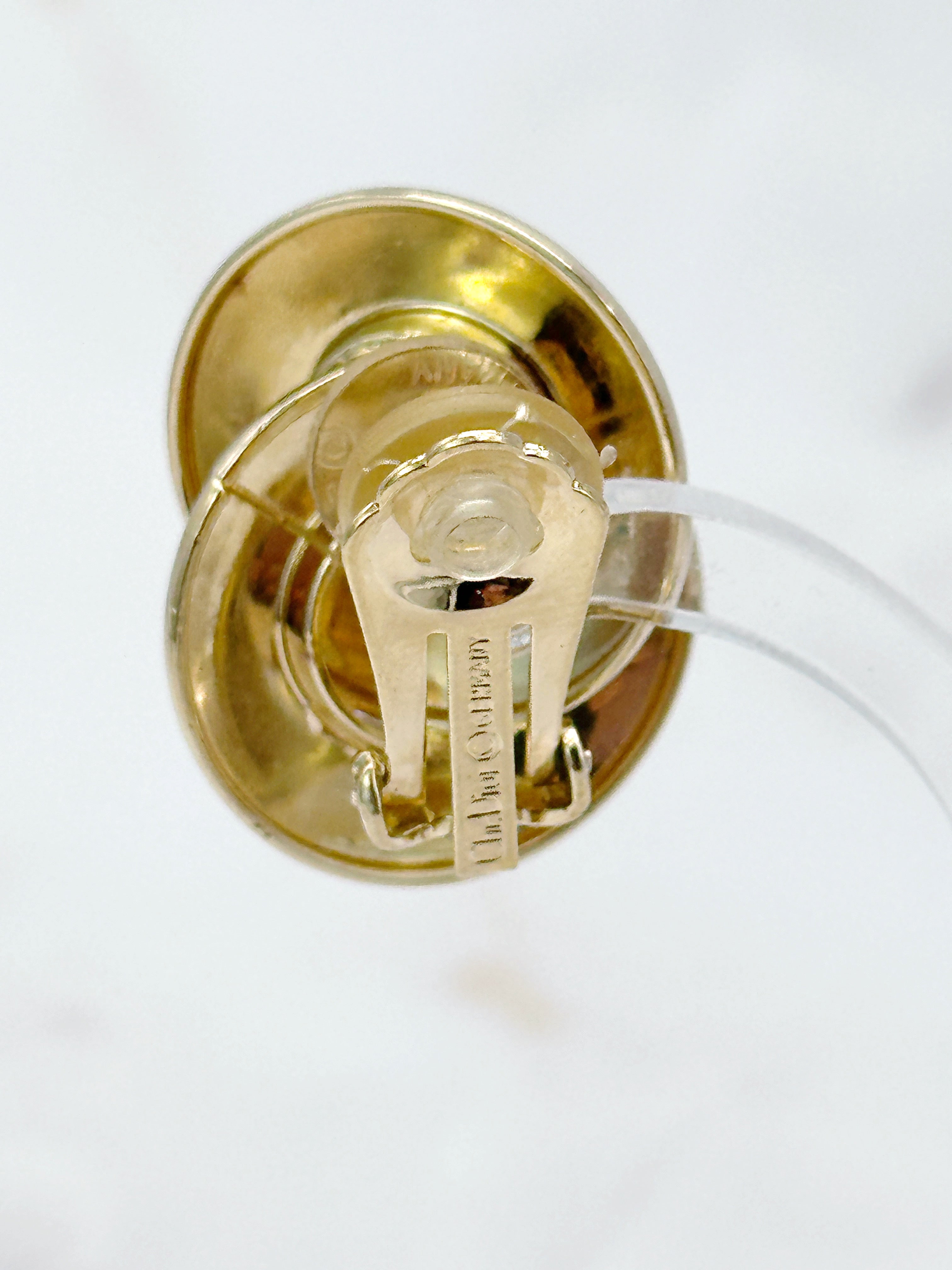 Vintage Ohrclips von Christian Dior in geschlungener Form