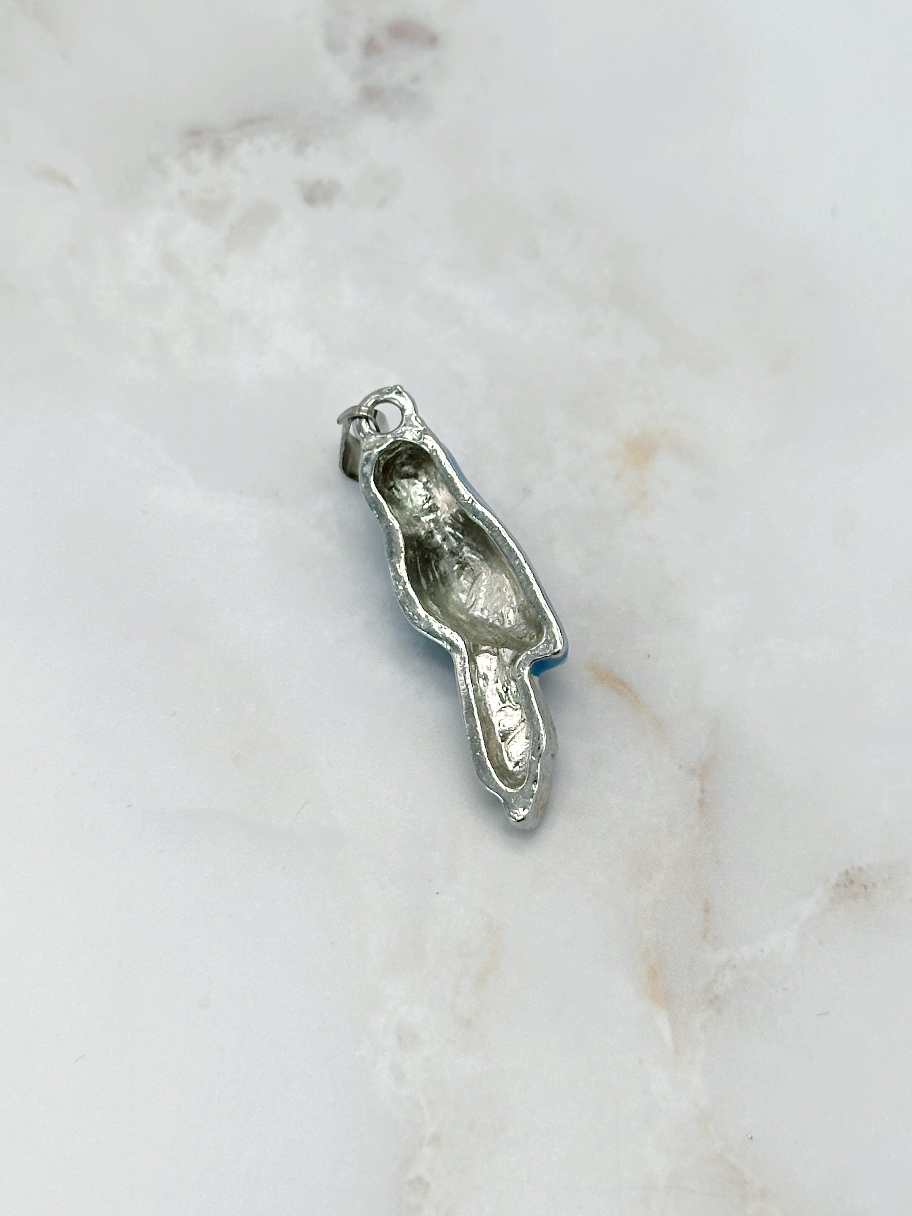 Vintage Anhänger Papagei mit Strass