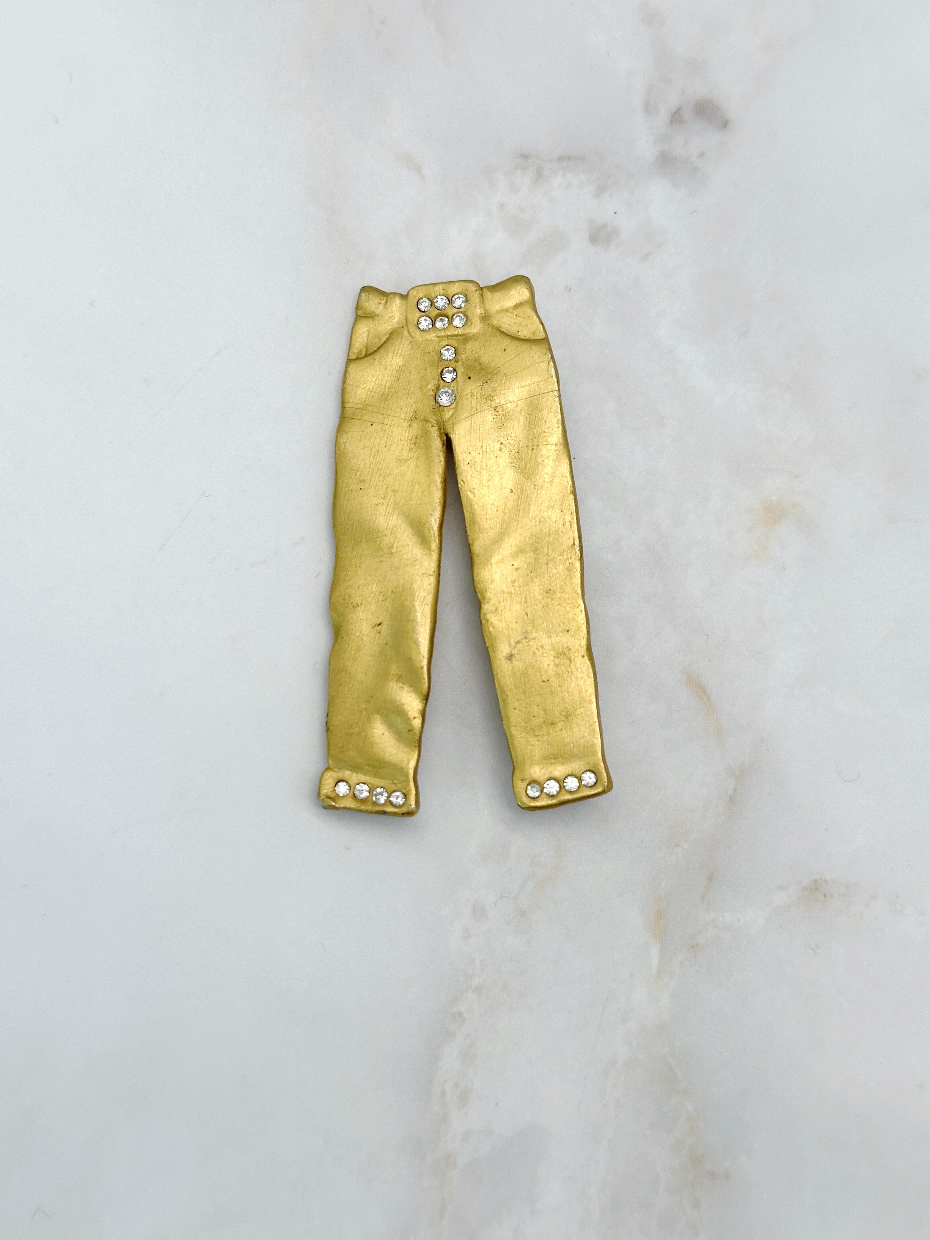 Vintage Brosche Jeans
