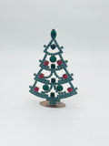 Vintage Gablonzer Christbaum aus Strass & Kristall