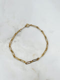 Feines vergoldetes Gliederarmband