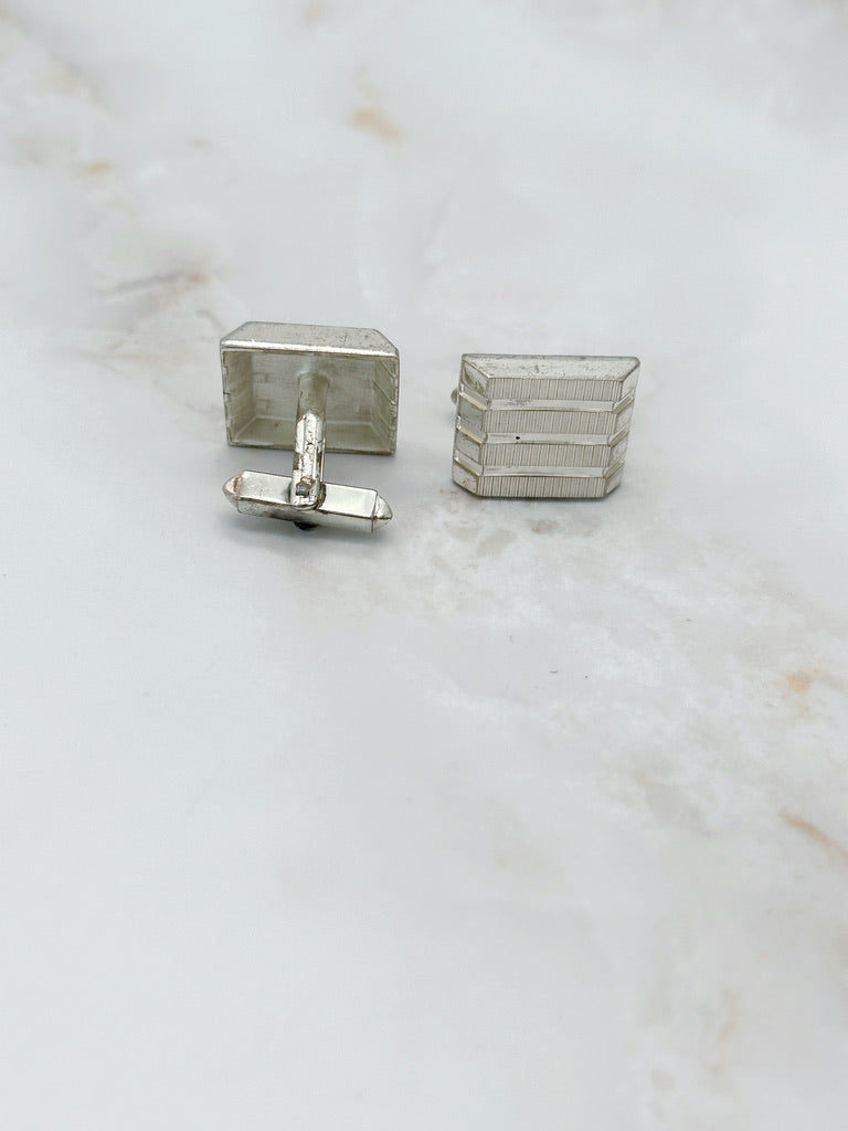 Art Déco Manschettenknöpfe aus Silber