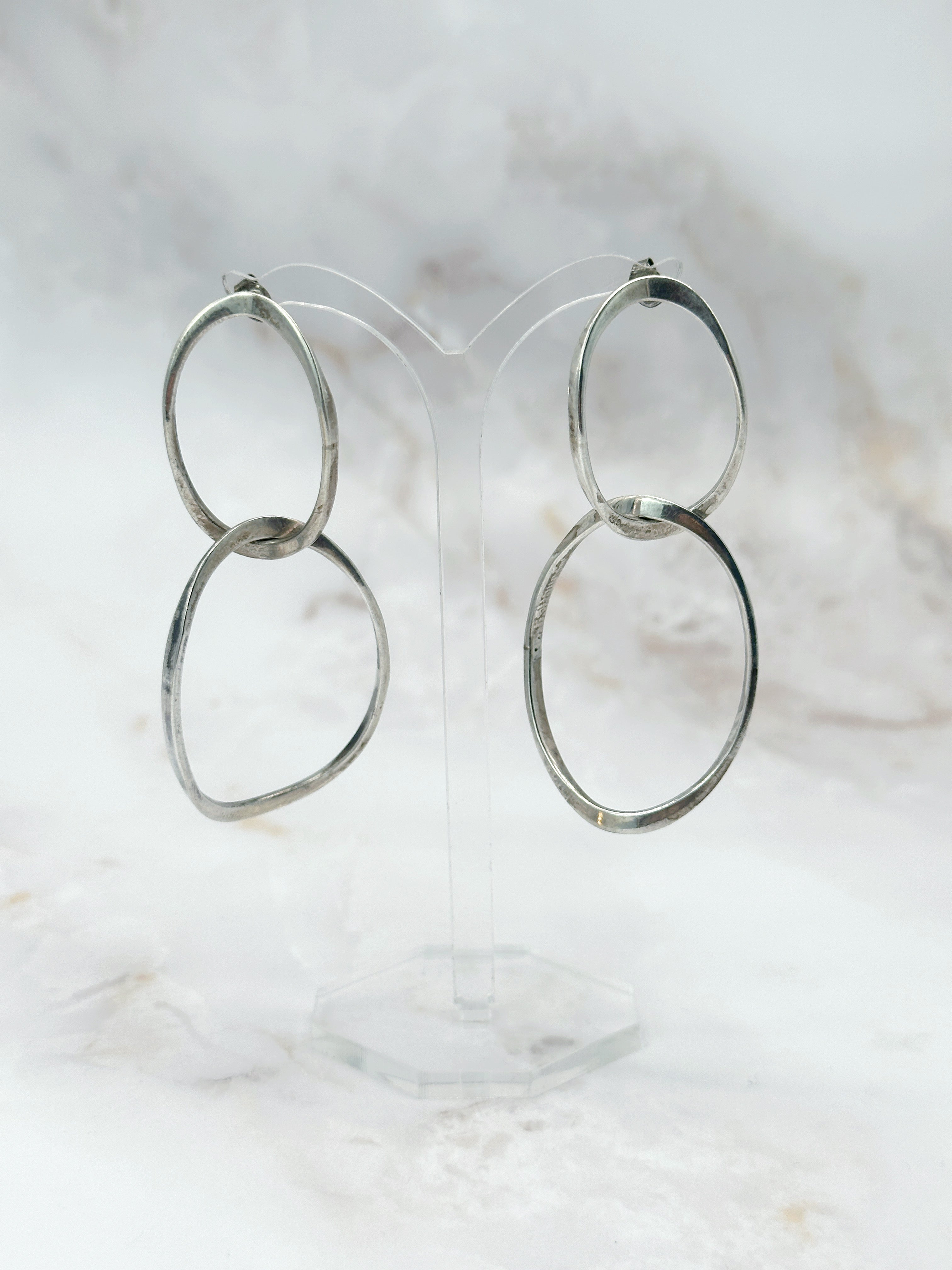 Statement Vintage Ohrringe aus 925 Sterling Silber