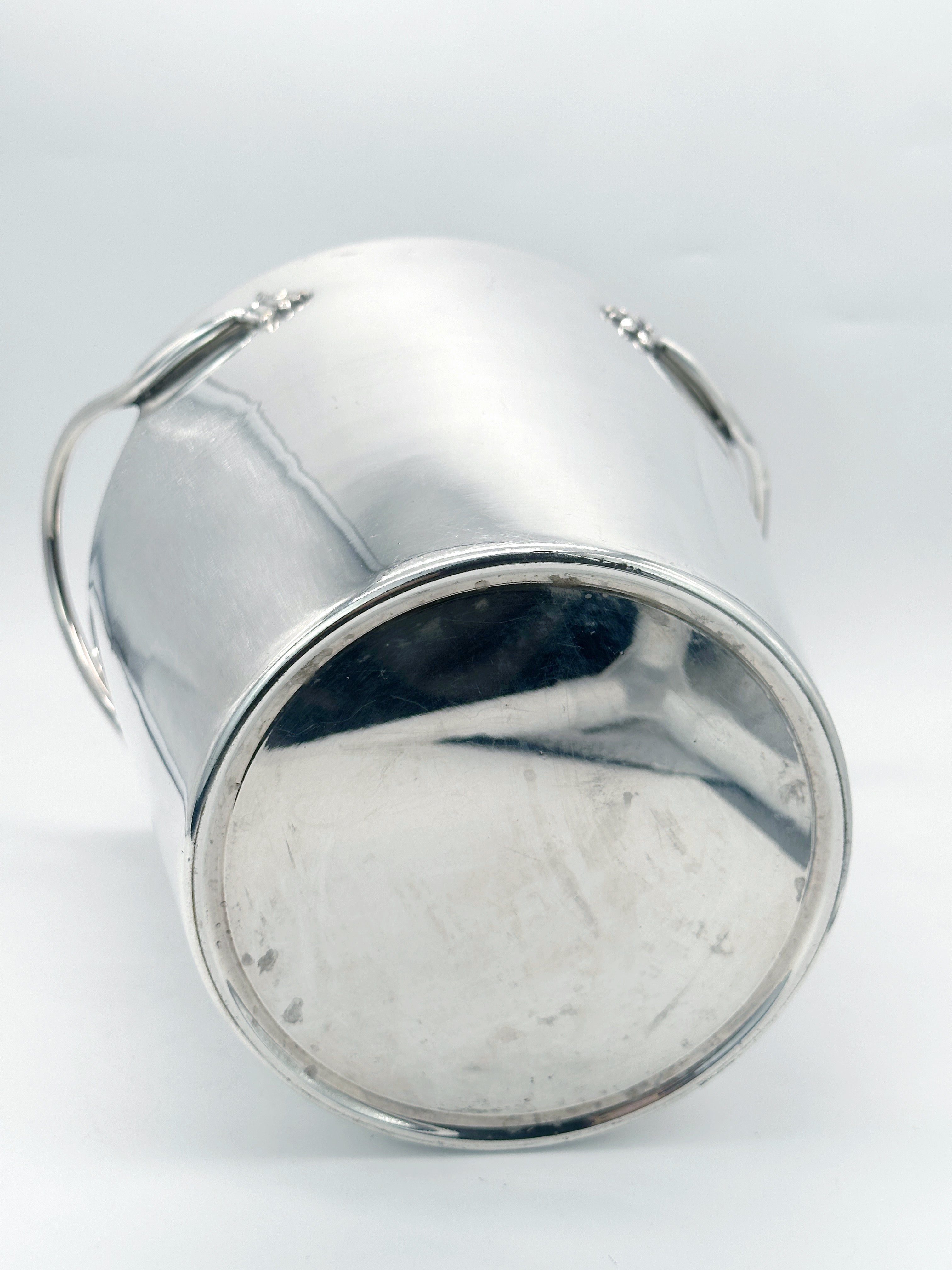 Edler französischer Champagnerkühler versilbert um 1950