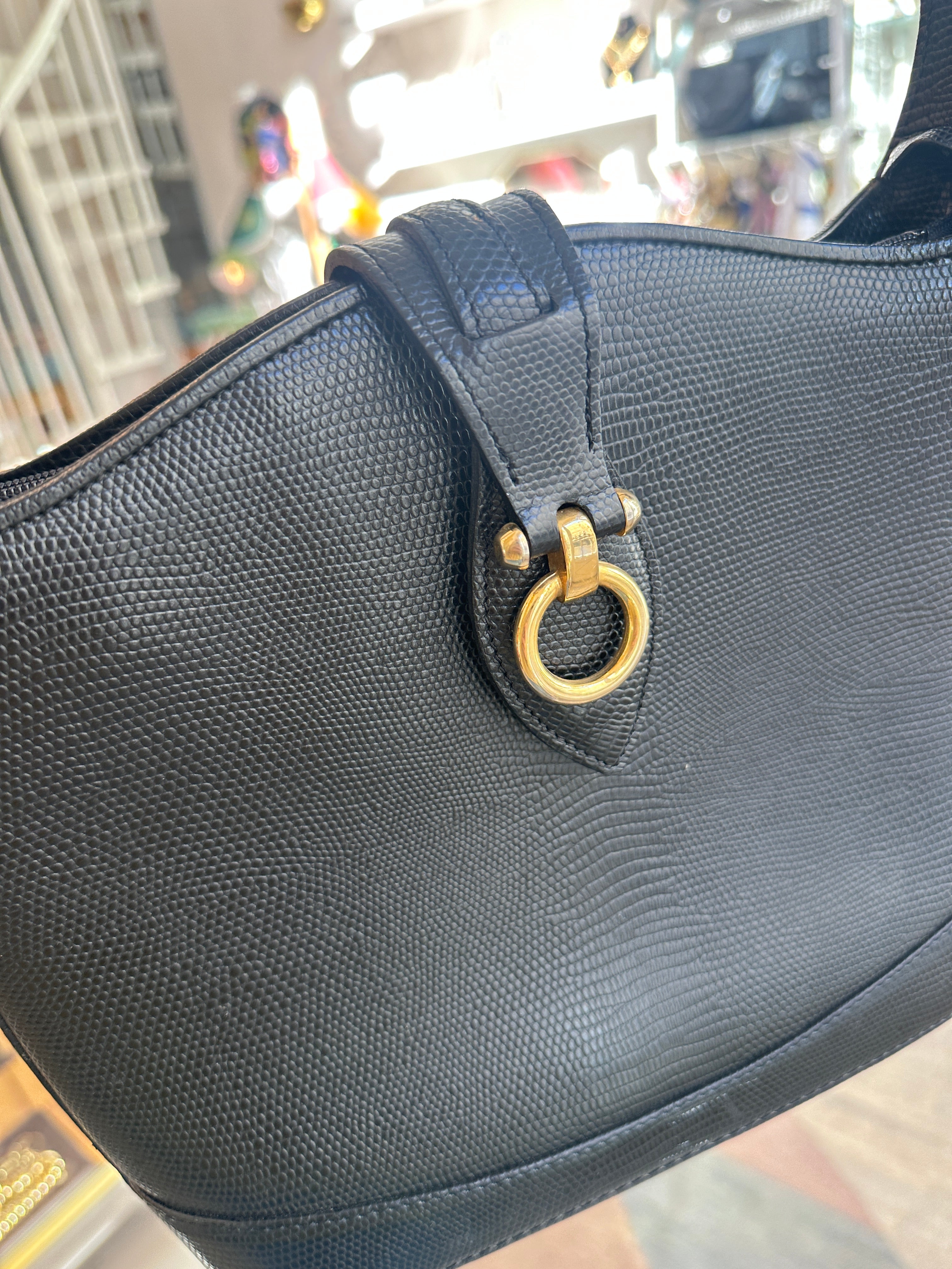 Vintage Leder Handtasche von Renouard Paris