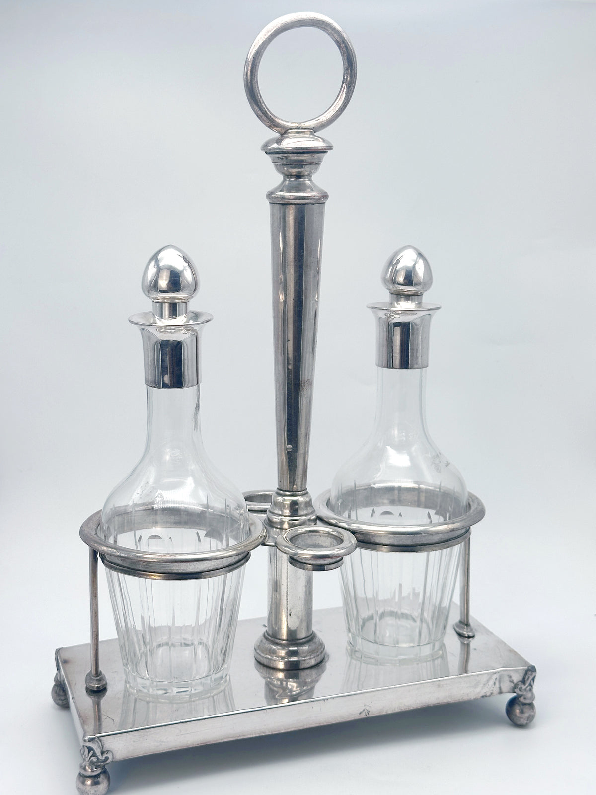 Antikes Likör-Set aus Frankreich um 1900