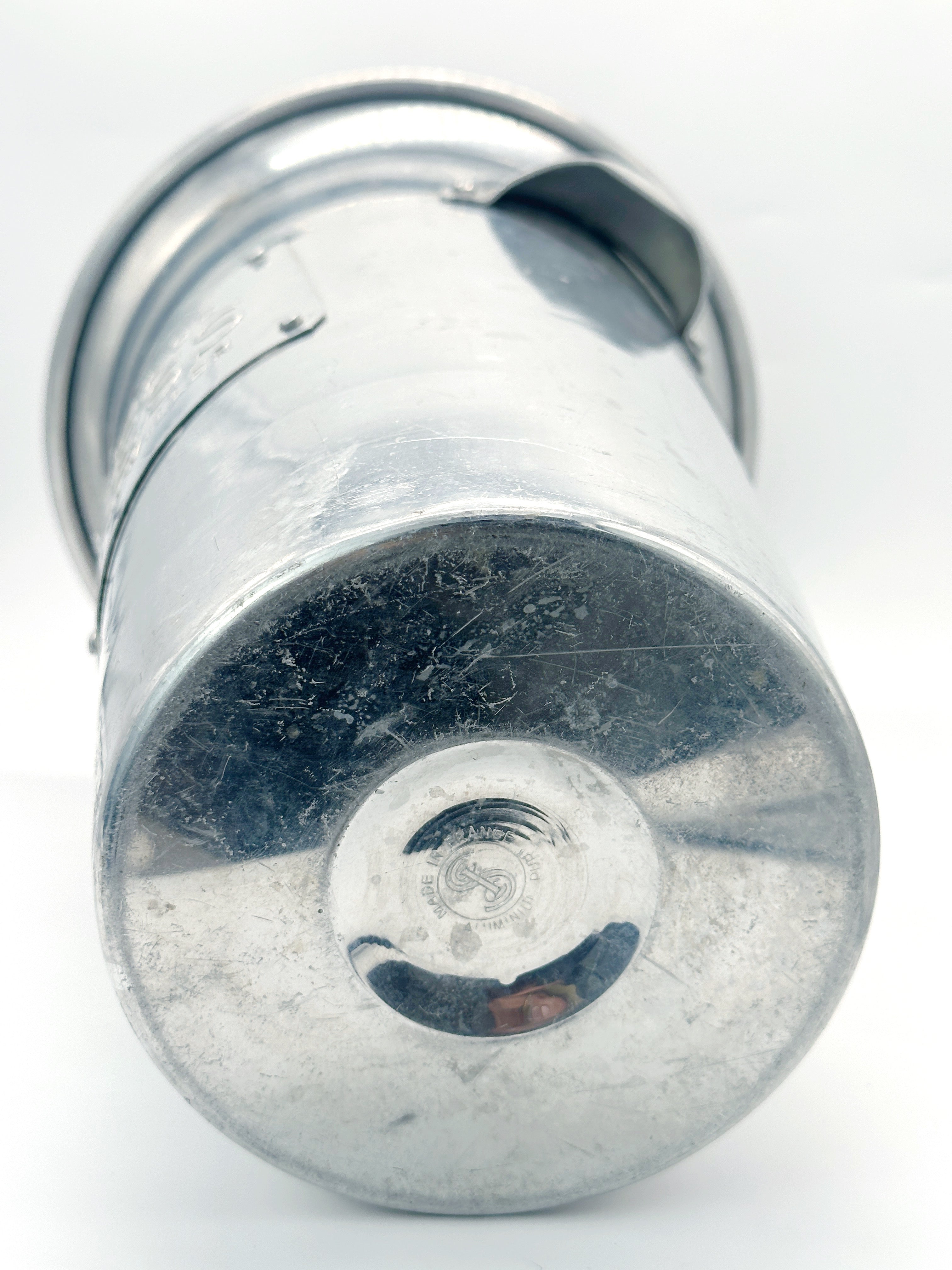 Französischer Vintage Sektkühler aus Aluminium Alsace Hess Goxwiller um 1940