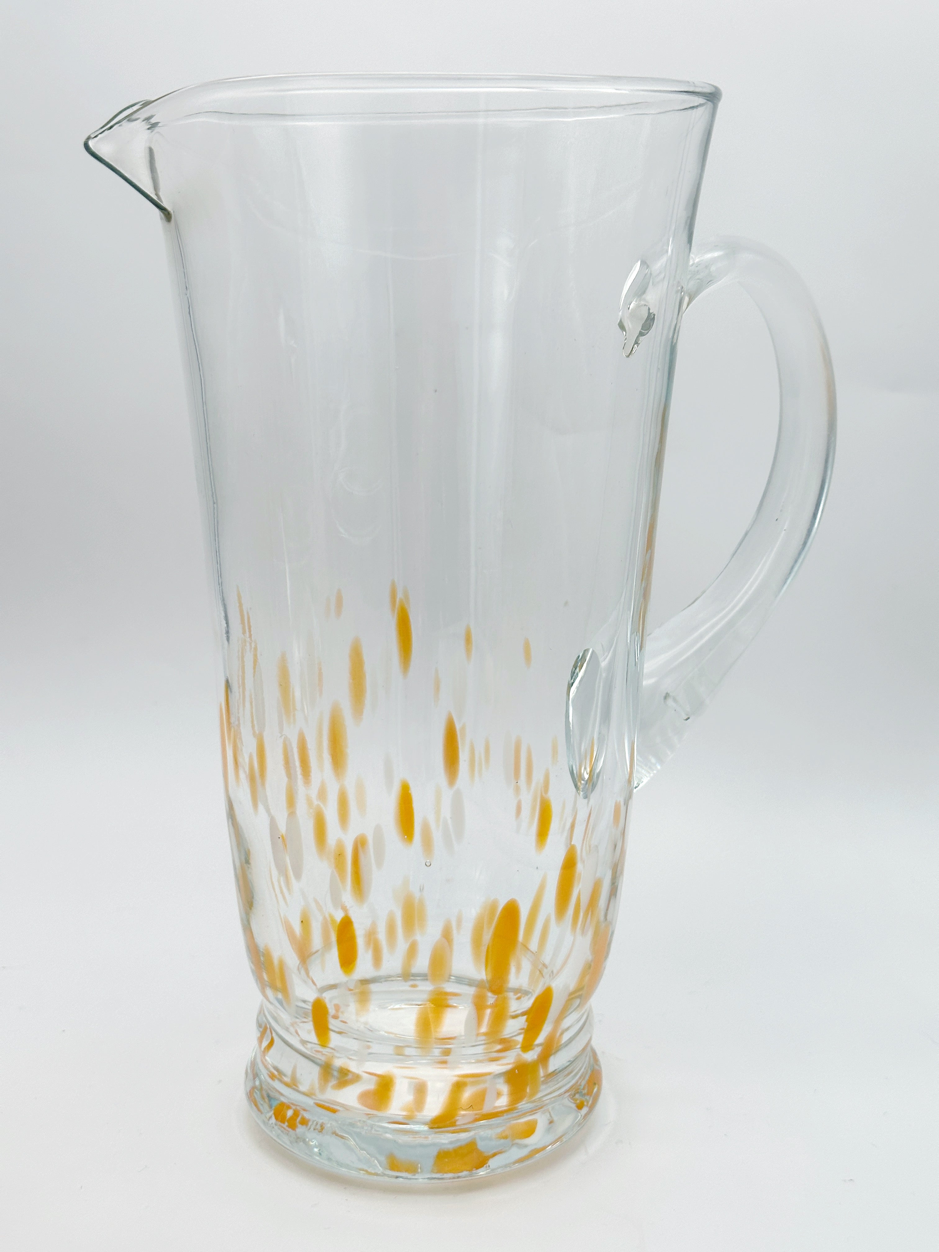 Set aus 6 Gläsern und einem Krug