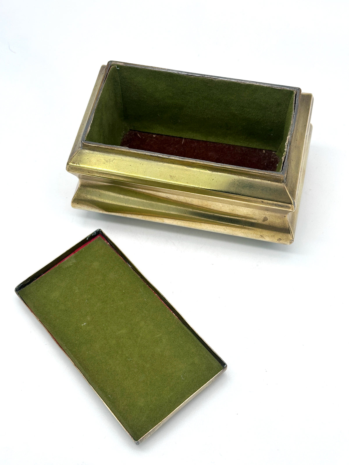 Ausgefallene Vintage Dose aus Messing
