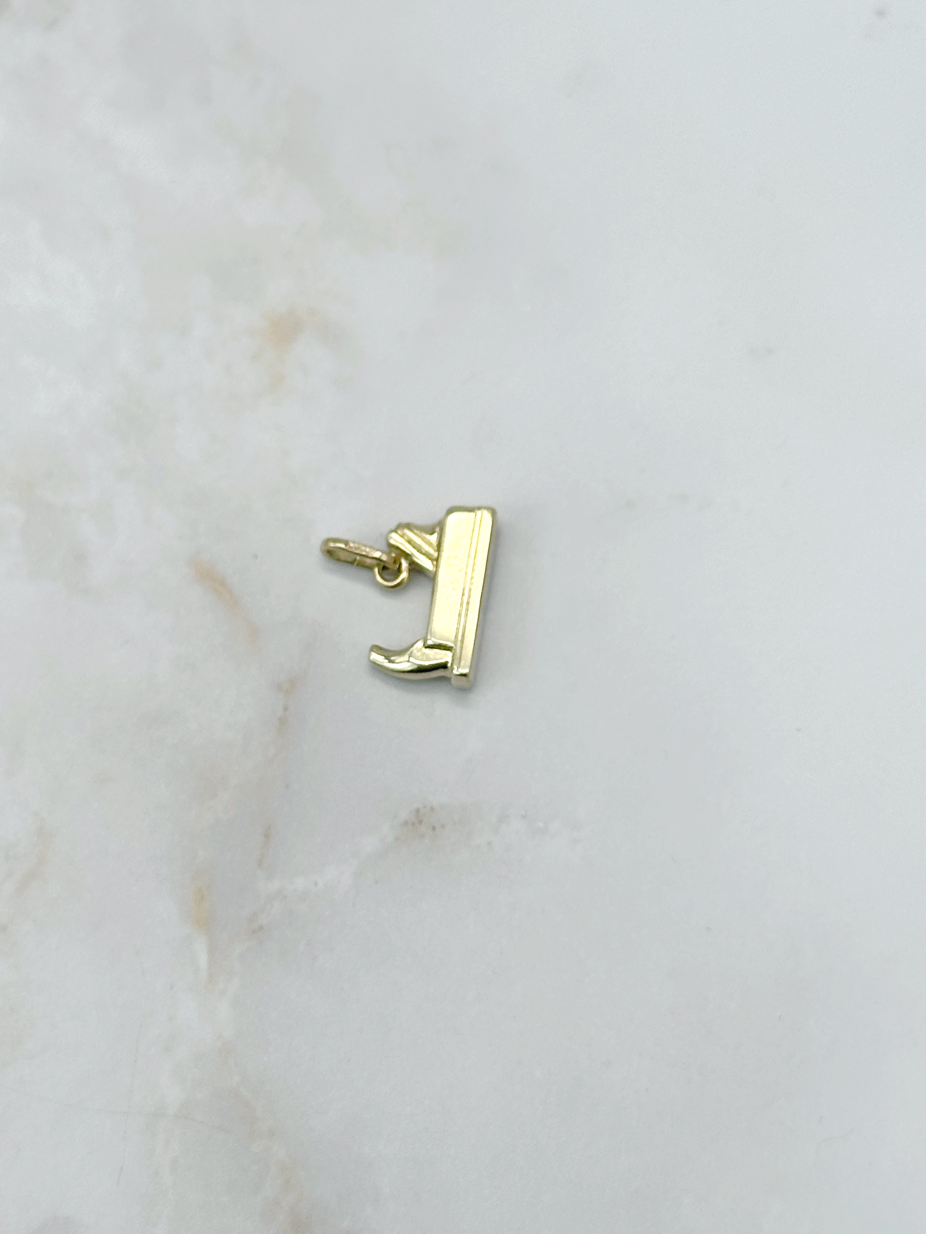 Hobel Anhänger in 585 Gelbgold