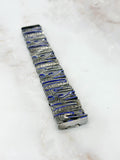 Vintage Armband von UnoAErre in 925 Silber mit blauem Emaille