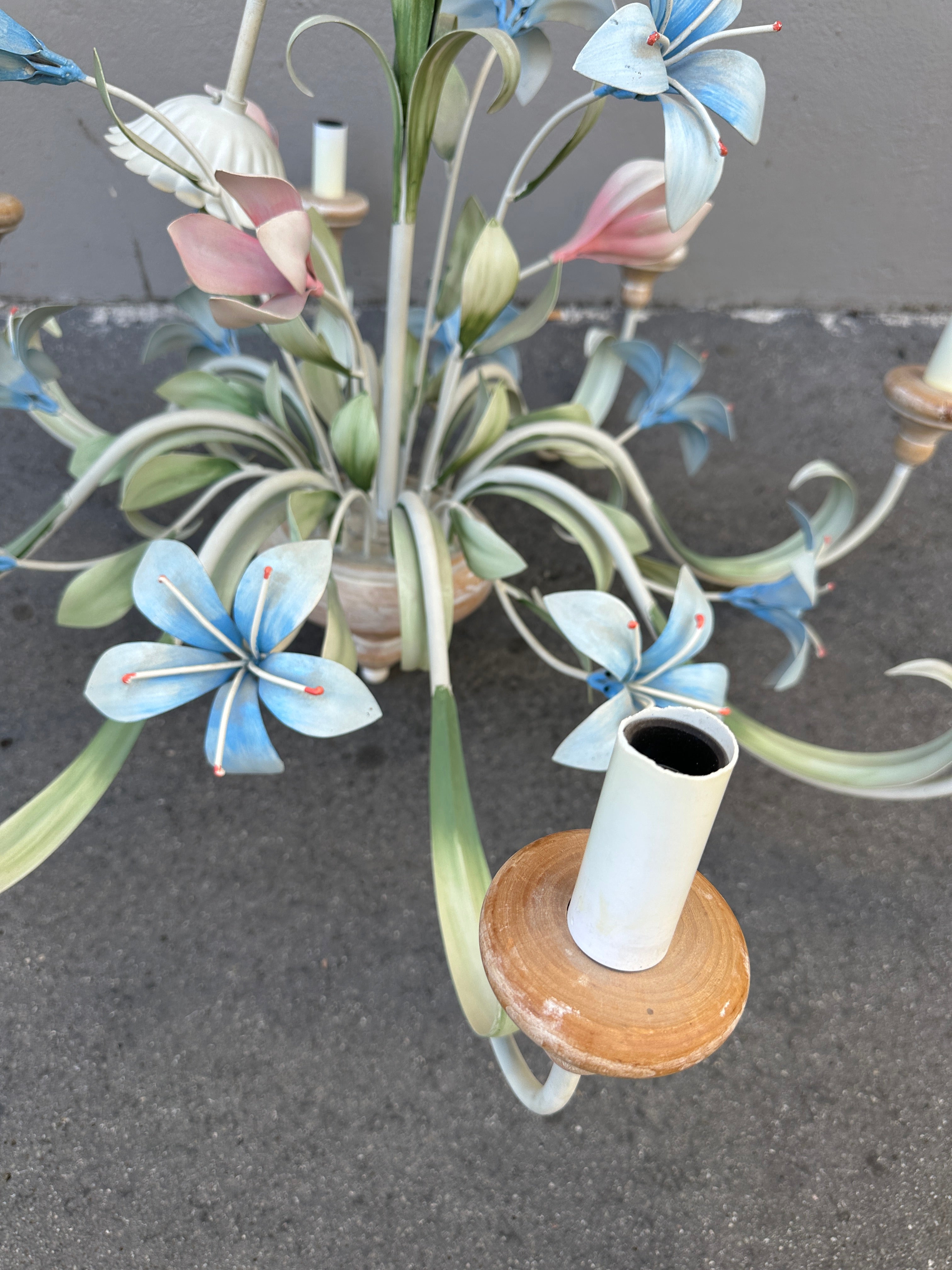 Vintage Luster Florentiner Art mit Blüten
