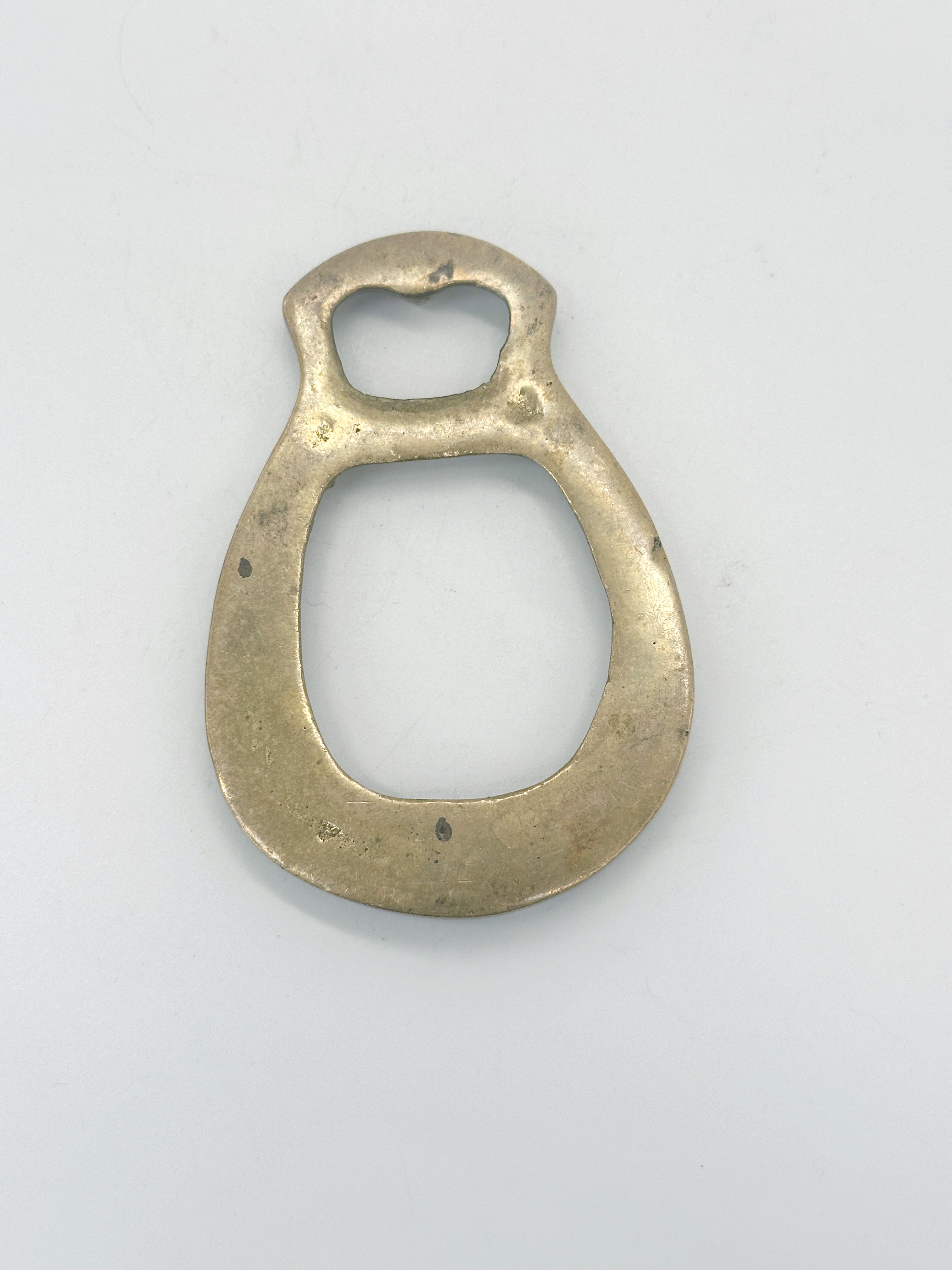 Edler Messing-Flaschenöffner mit Hufeisenmotiv