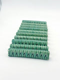 Set of knife rests ceramic green from France