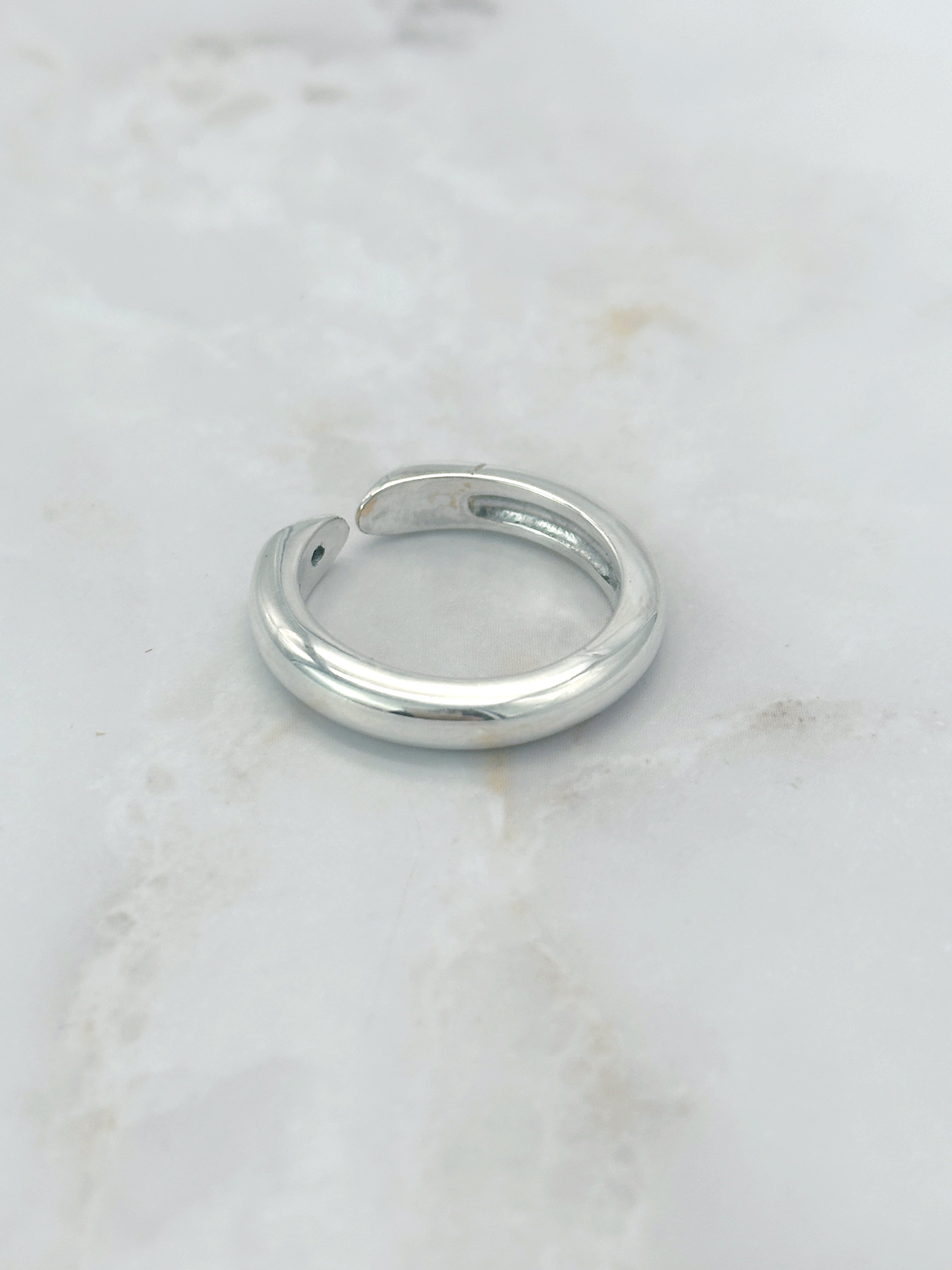 Ausgefallener Silber Ring mit Strass