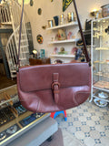 Ausgefallene Etienne Aigner Schultertasche aus mittelbraunem Leder