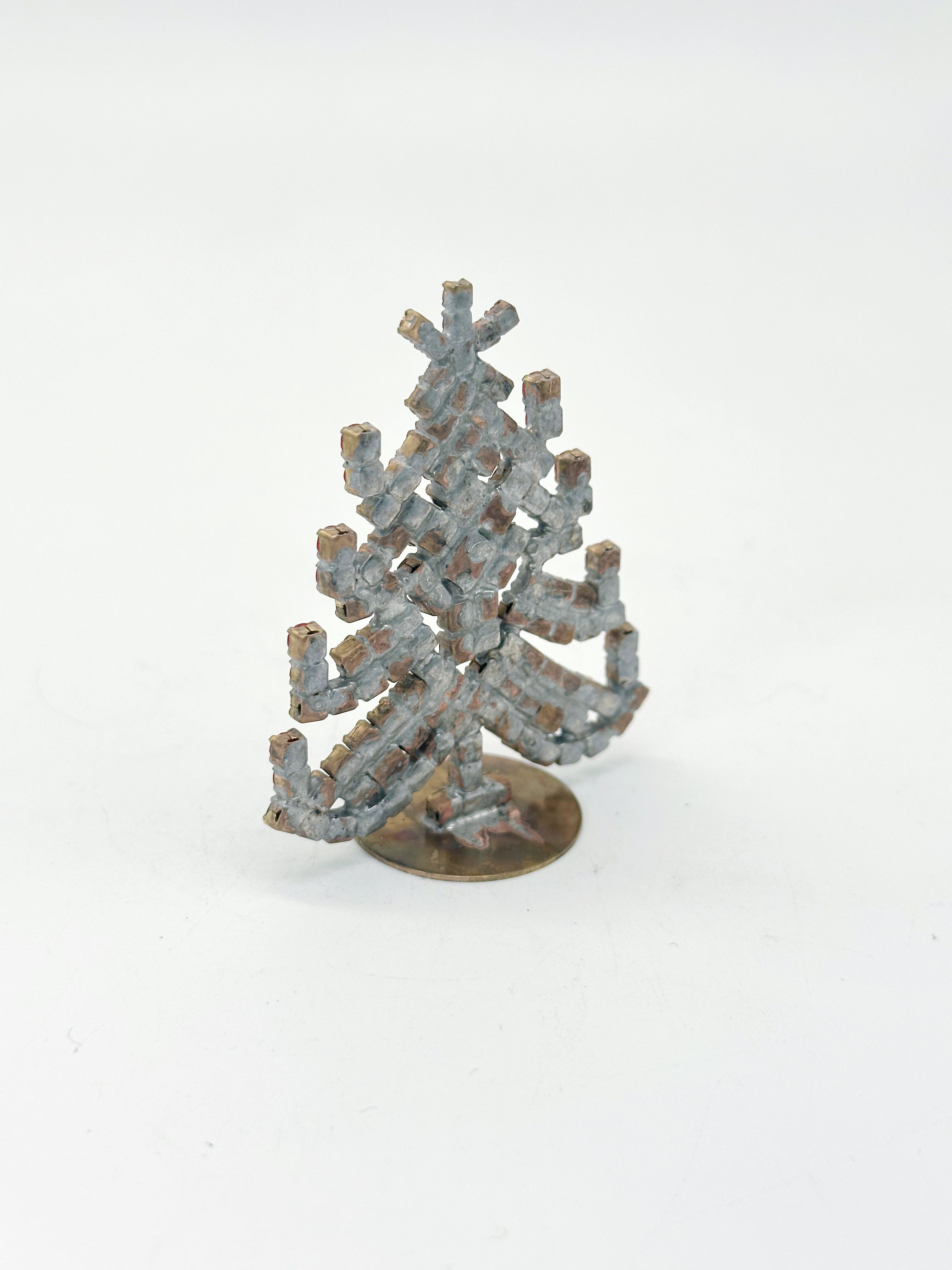 Zierlicher Gablonzer Mini-Christbaum aus Strass