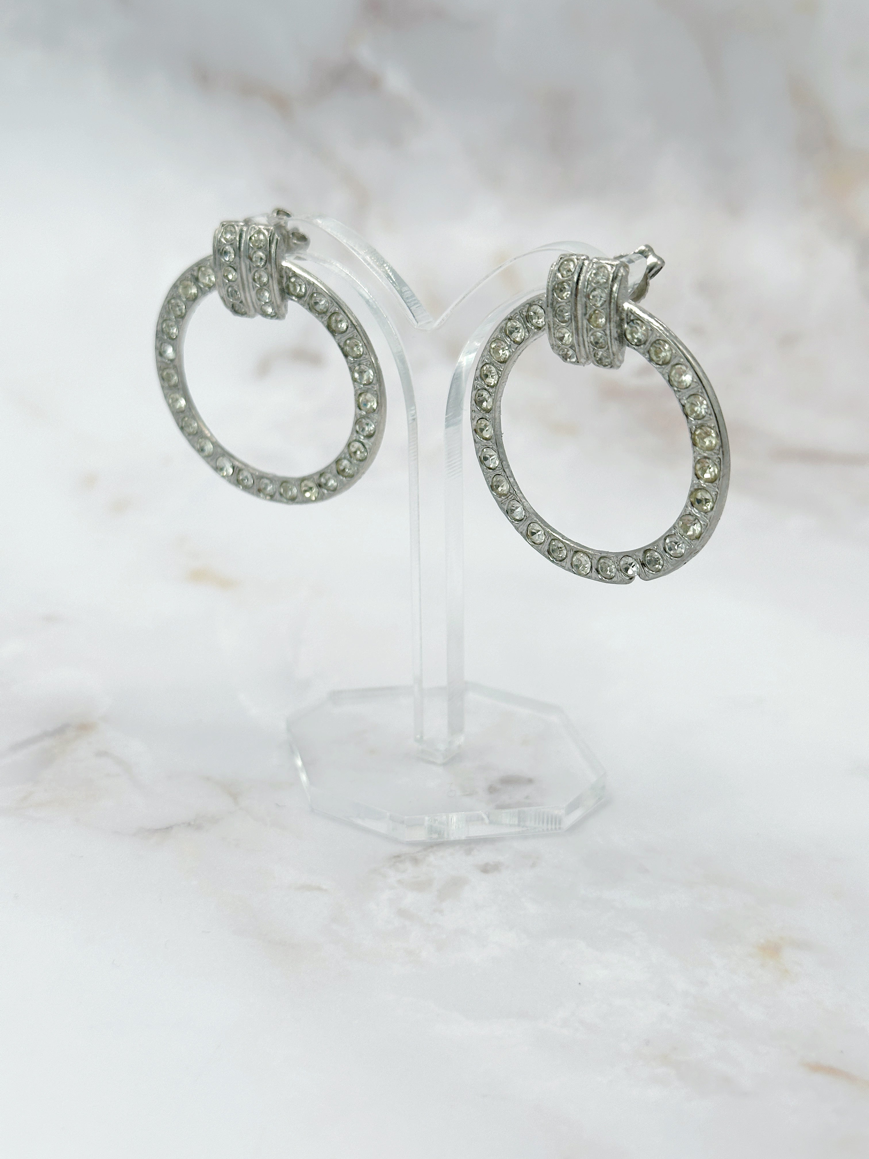 Signierte Vintage Ohrstecker von David Grau