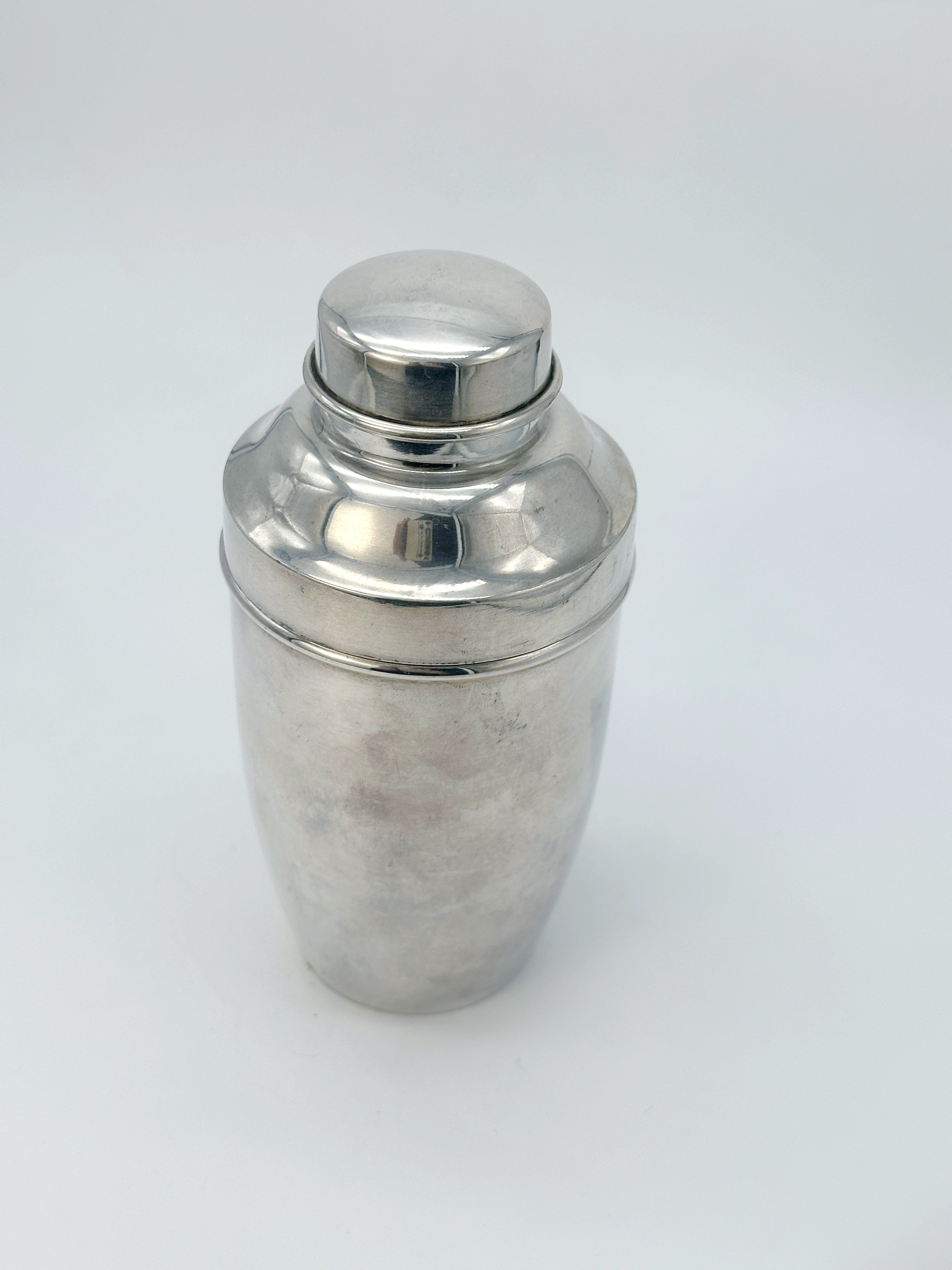 Kleiner Vintage Cocktailshaker von Wolff Pforzheim, versilbert