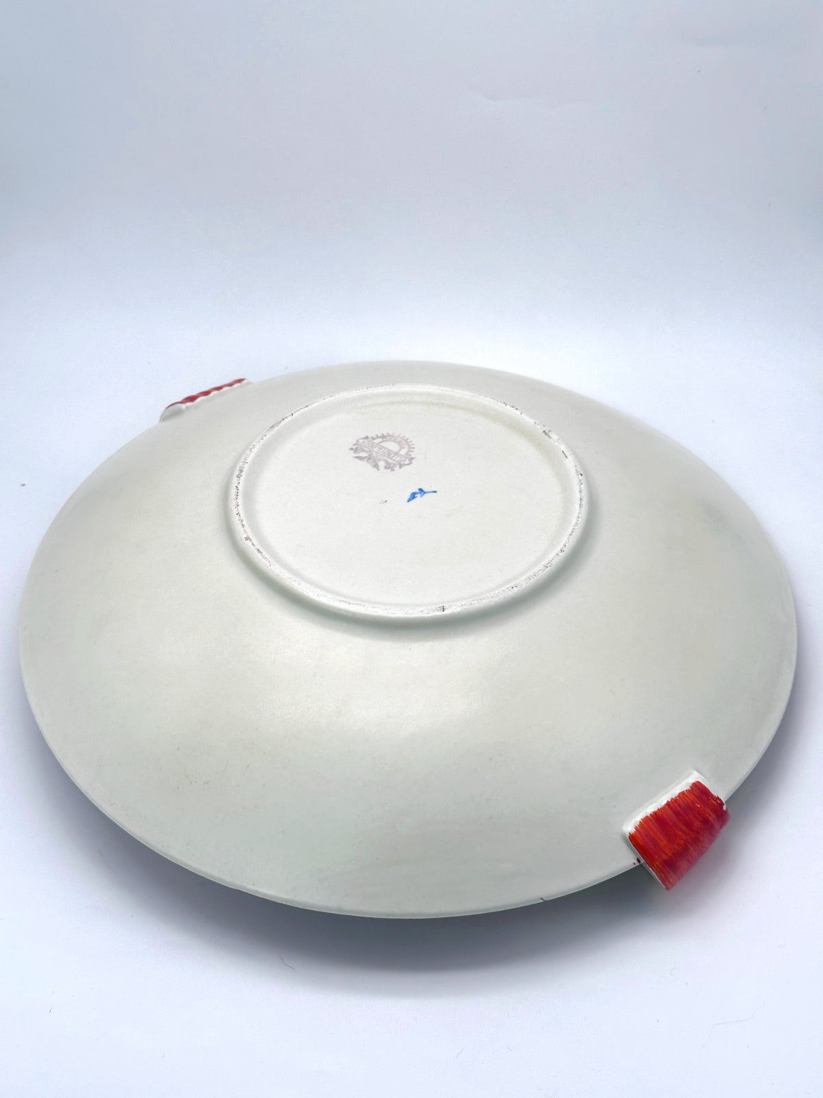 Vintage Keramikschale Villeroy & Boch Torgau in Orange mit Blumenmotiv um 1940