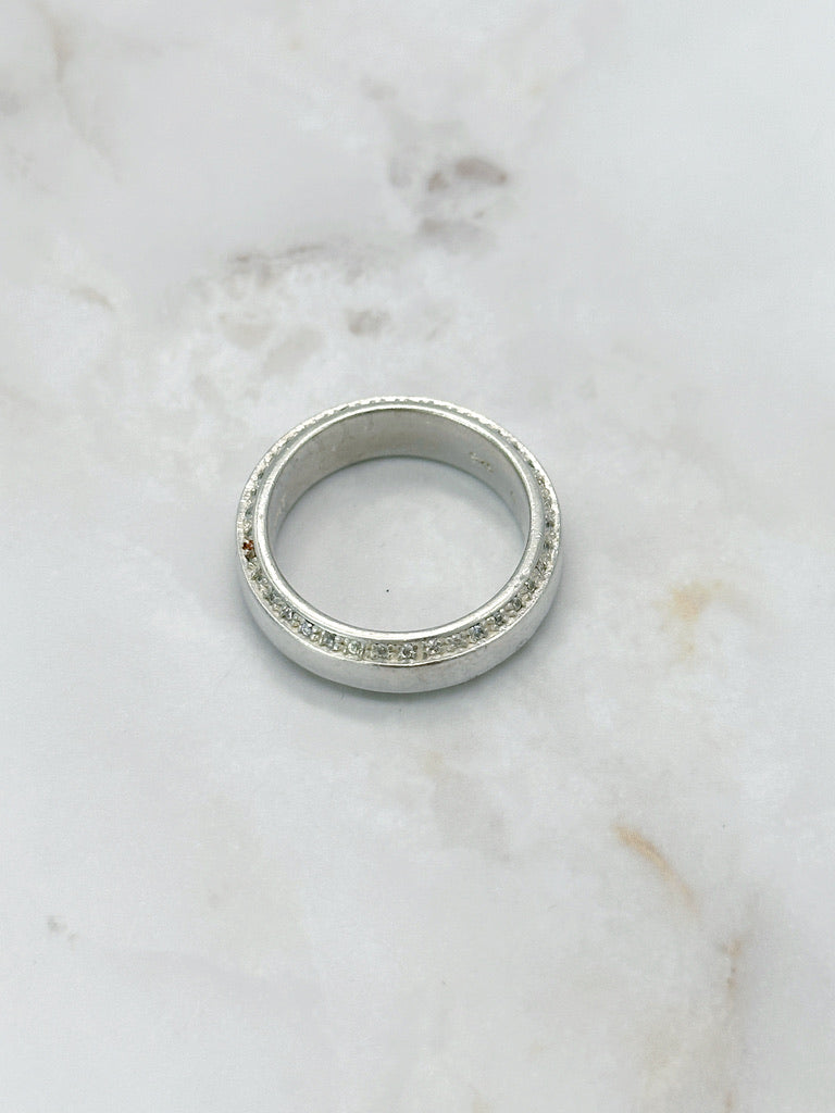 Band ring in 925 sterling silver