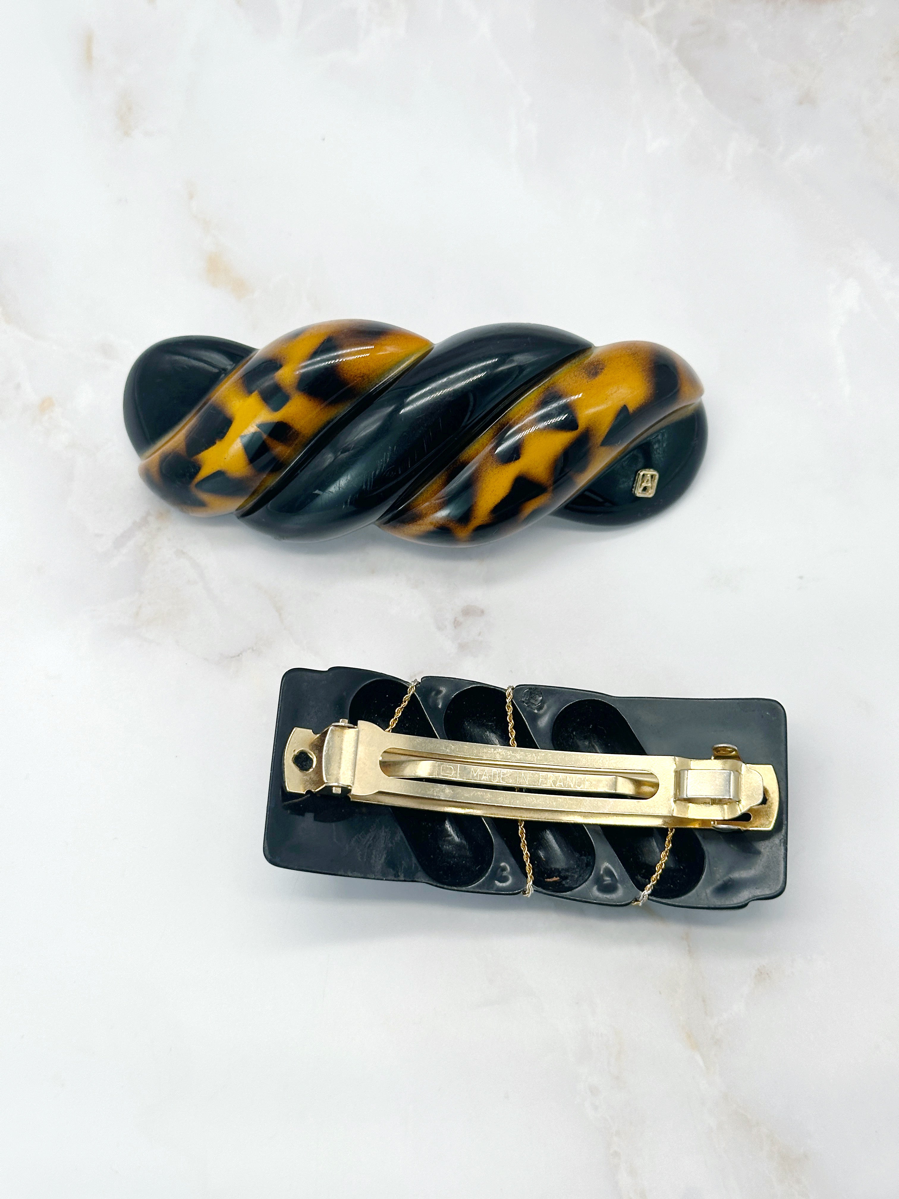 Vintage hair clips Alexandre Paris