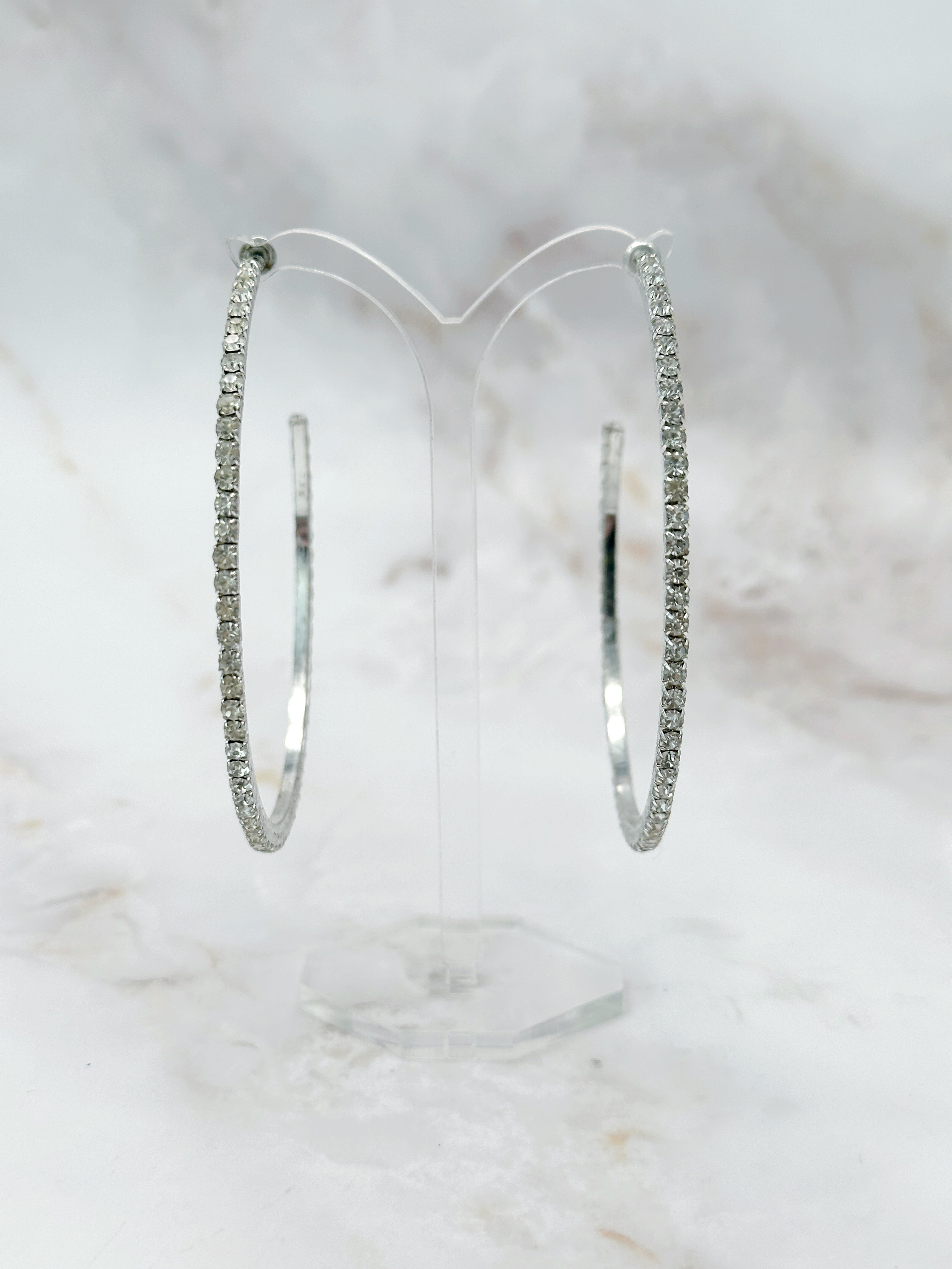 Statement Vintage Creolen mit Strass
