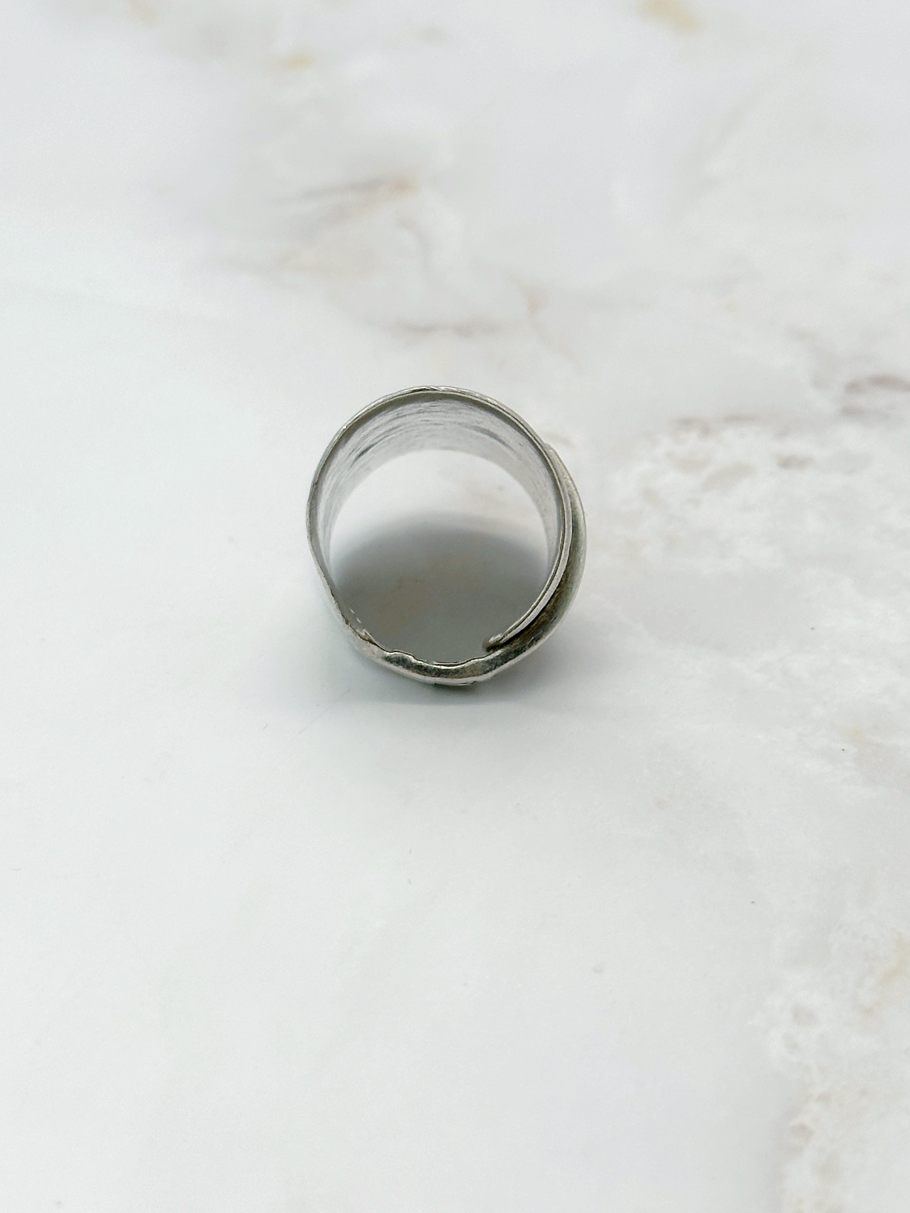 Skulpturaler Wickelring aus 925 Sterling Silber
