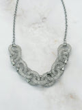 Swarovski Stardust Deluxe Link Necklace mit funkelnden Kristallgliedern