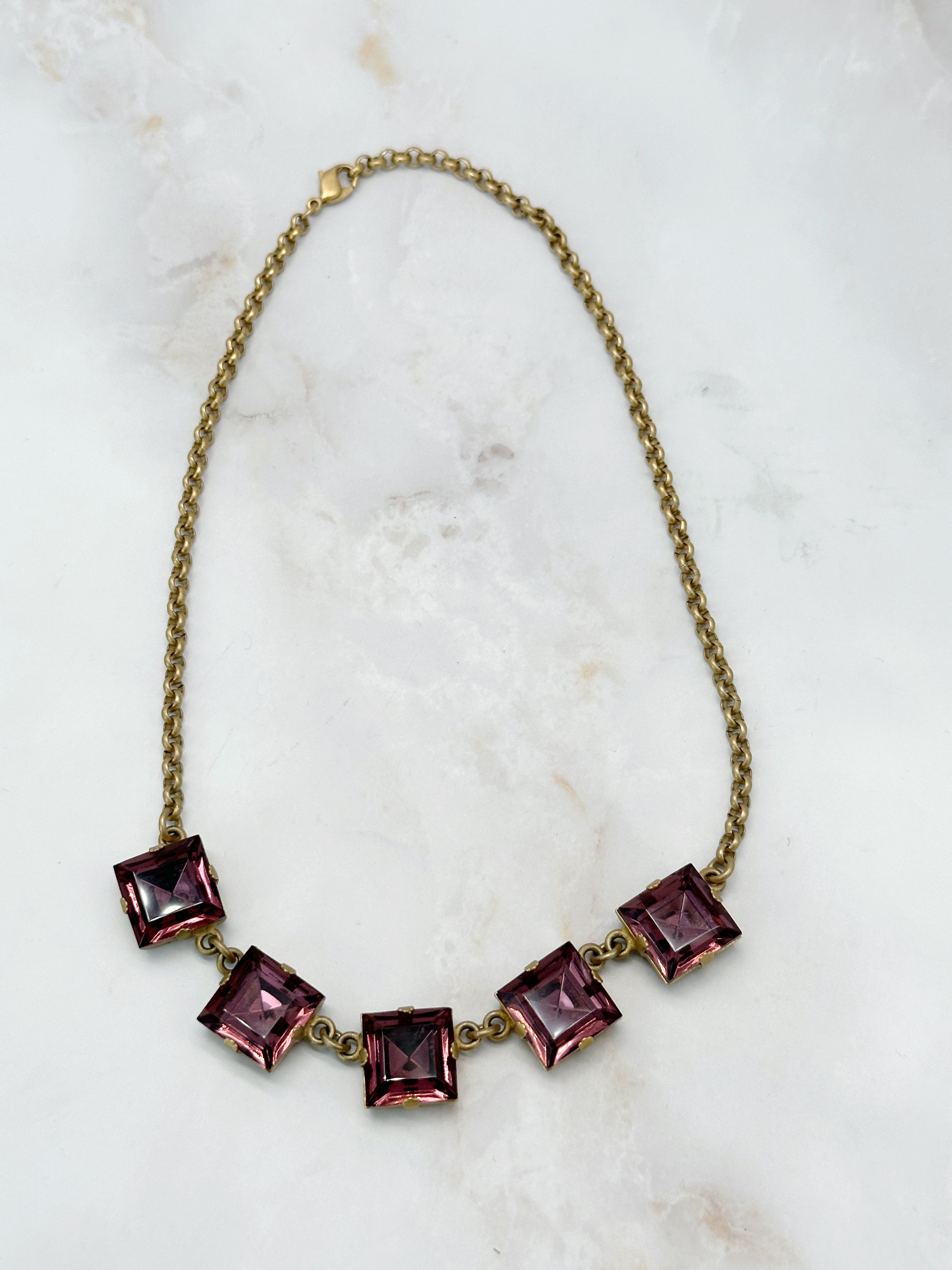 Elegante Vintage Halskette von Agatha Paris