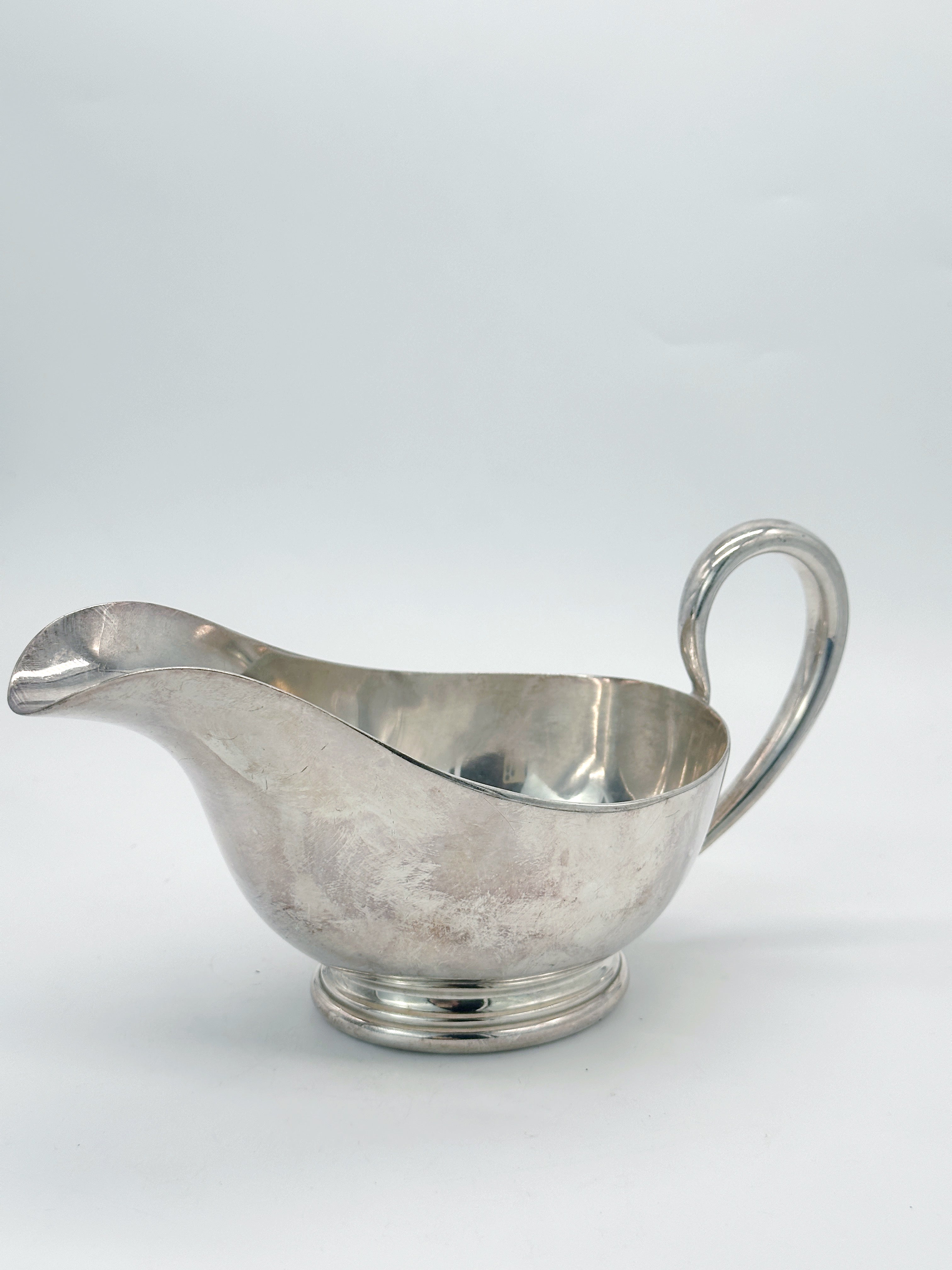 Versilberte Art Déco Sauciere von Elkington England um 1930