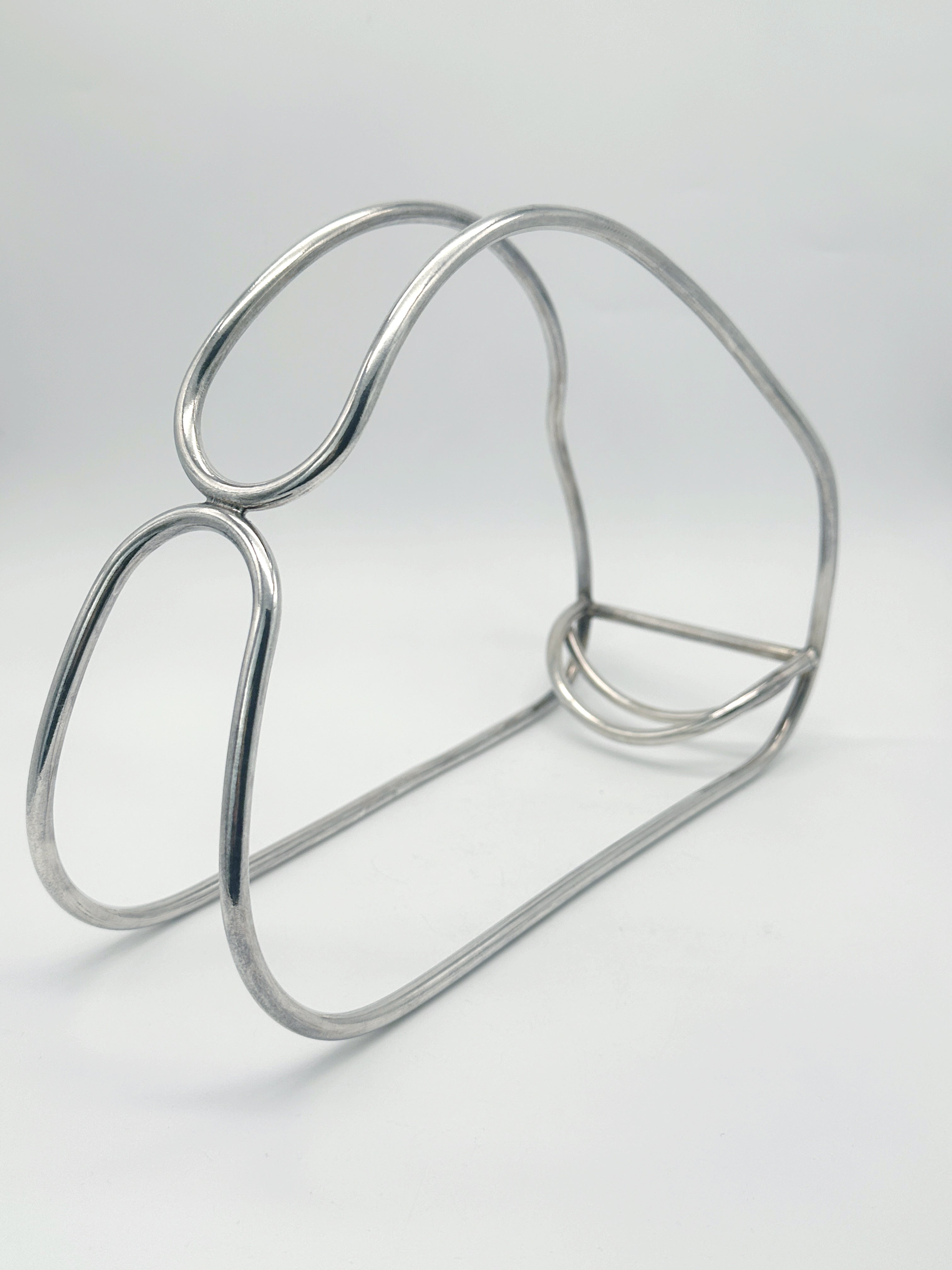 Eleganter Christofle Flaschenhalter versilbert