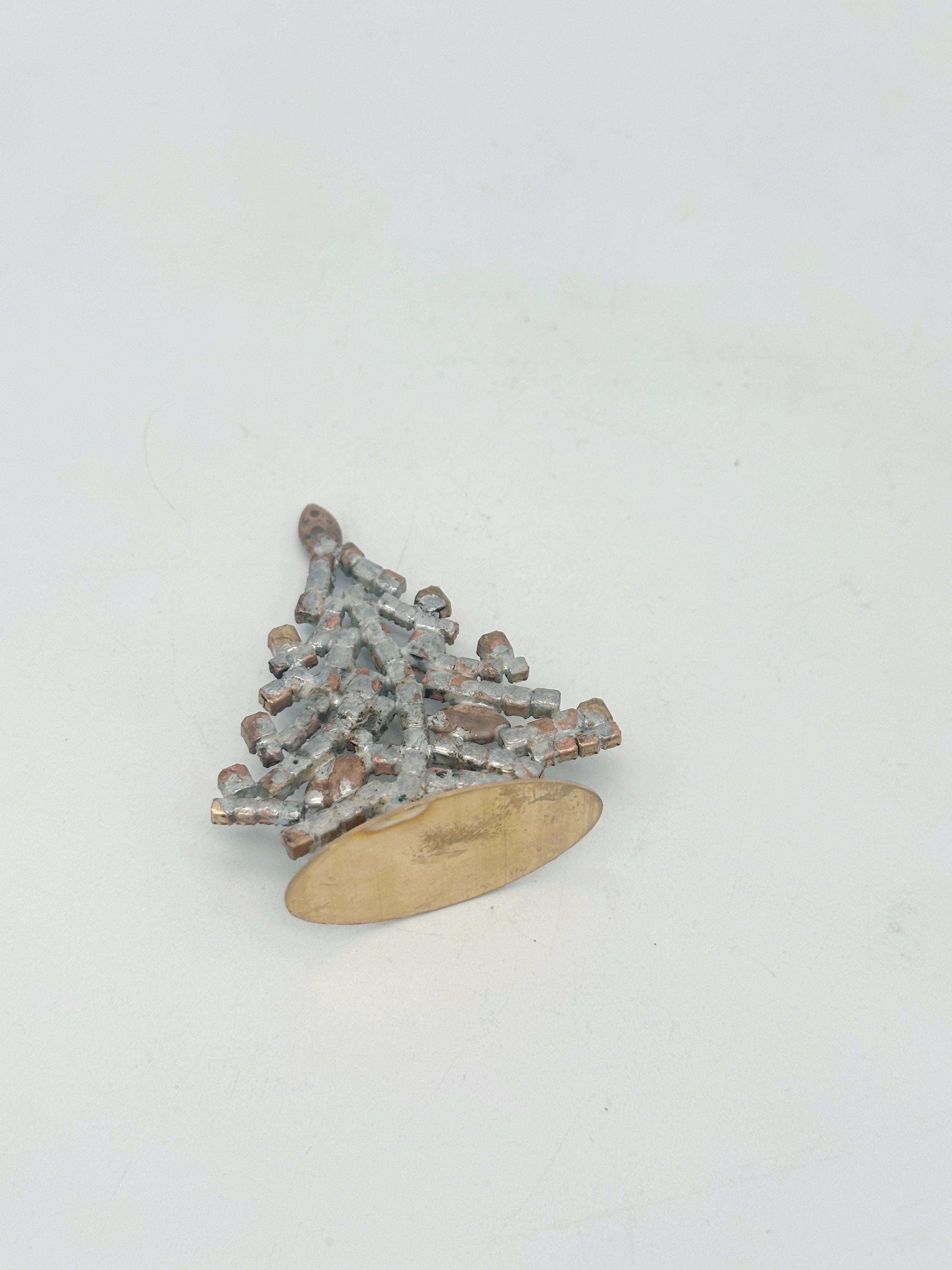 Zierlicher Gablonzer Mini-Christbaum aus Strass