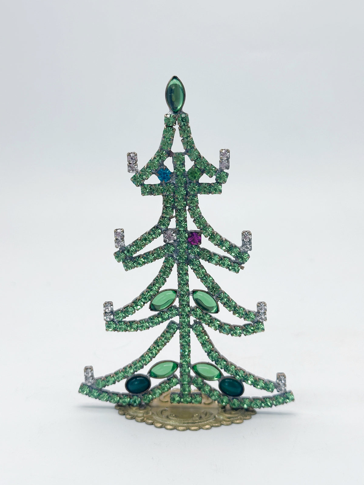 Gablonzer Vintage Christbaum in klassischer Form
