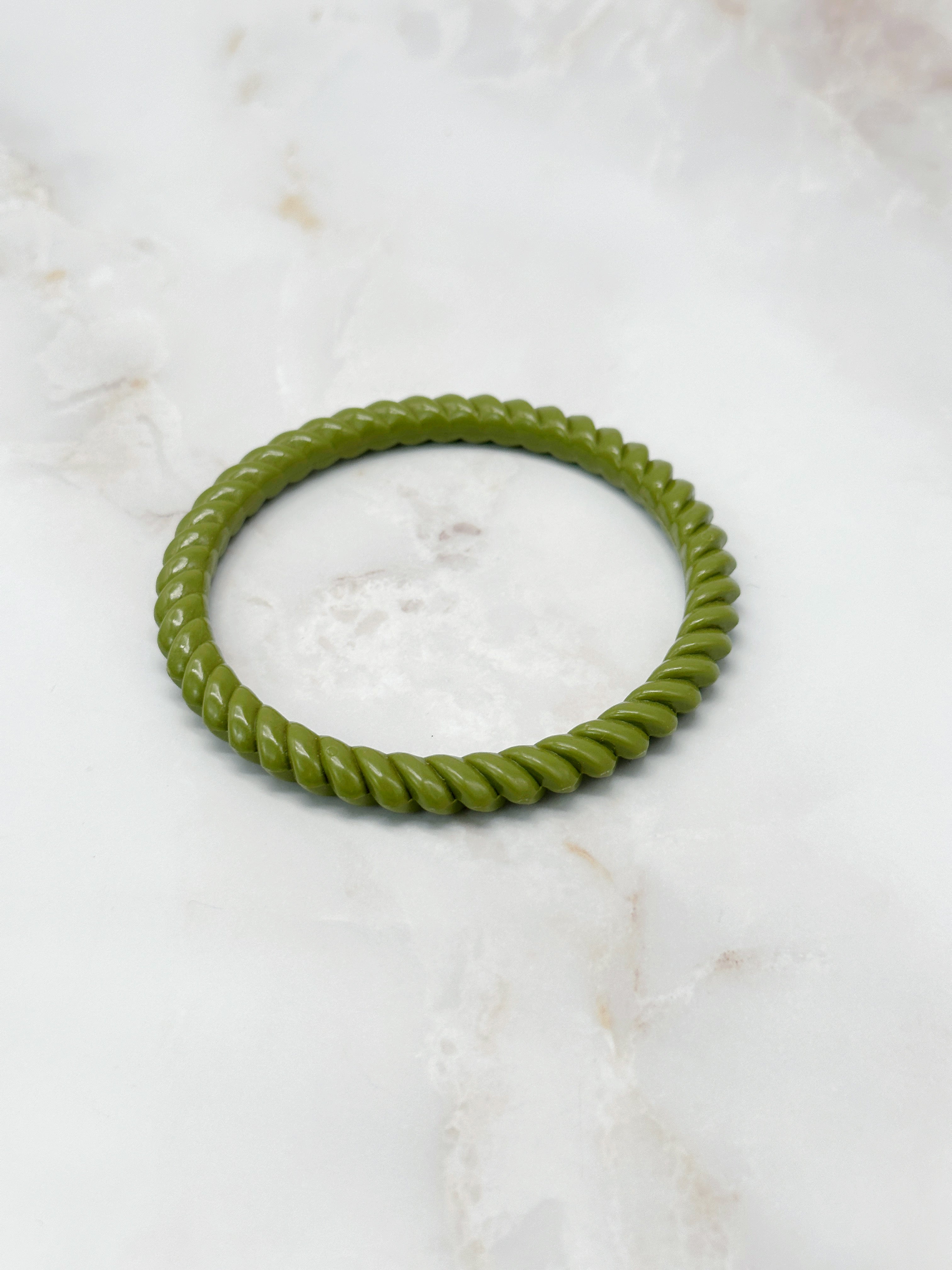 Vintage twisted bangles
