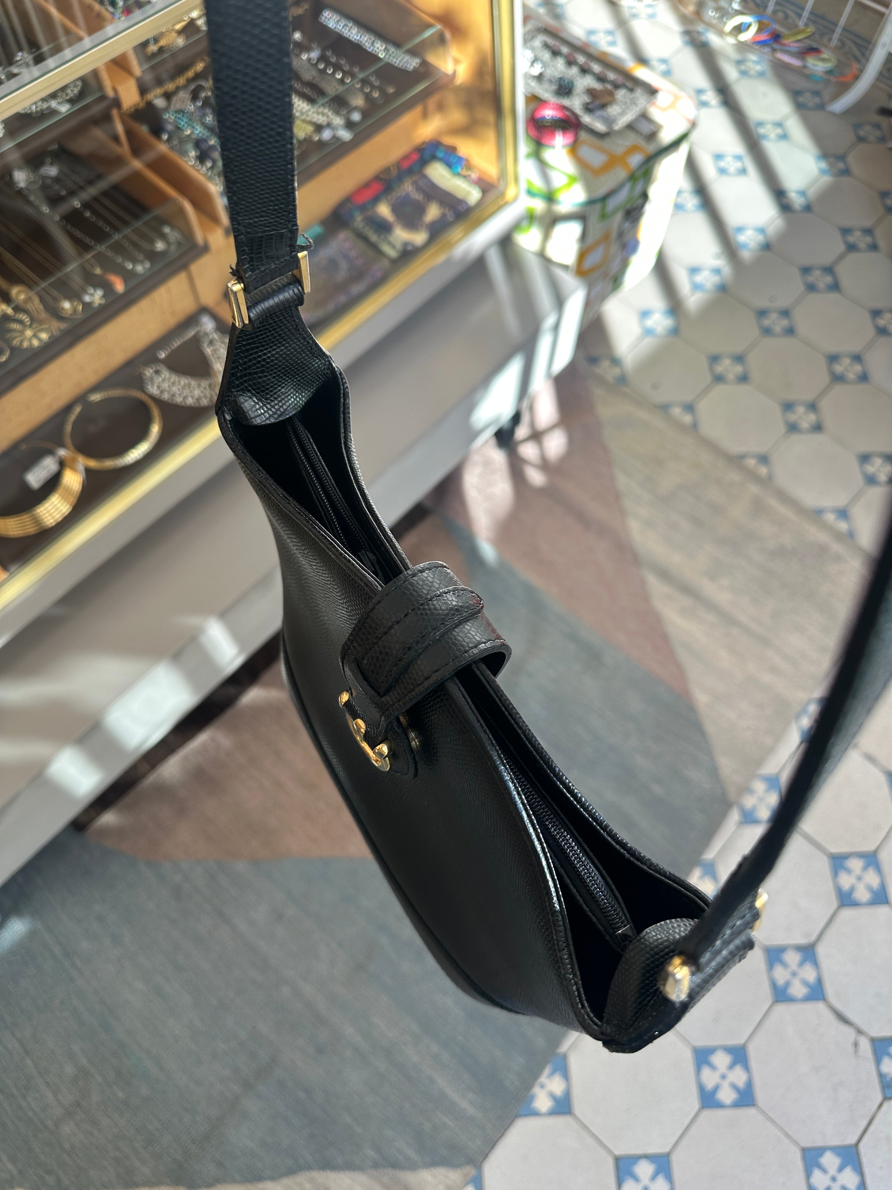 Vintage Leder Handtasche von Renouard Paris