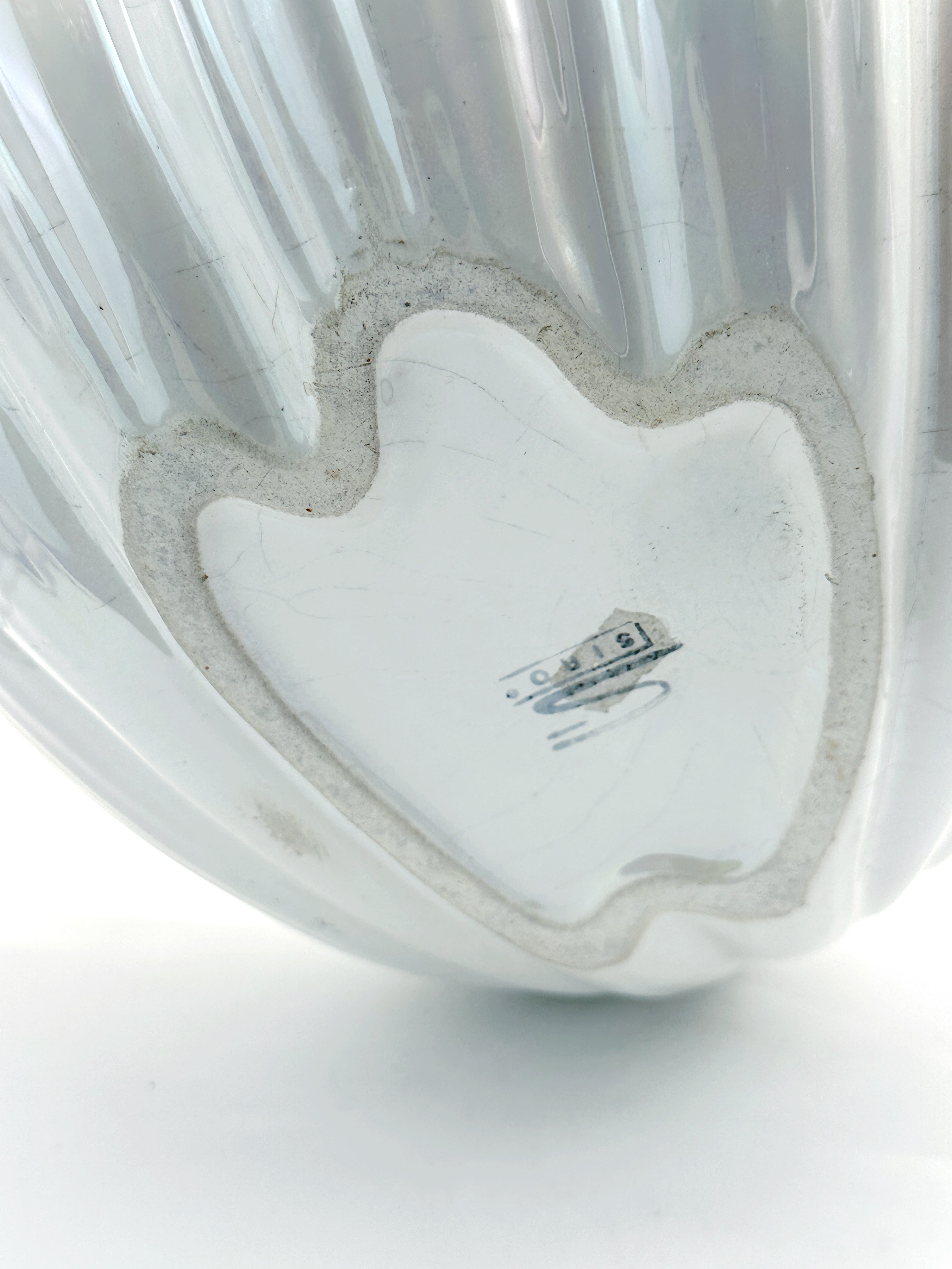 Prächtige Muschelschale mit Perlmutt-Schimmer