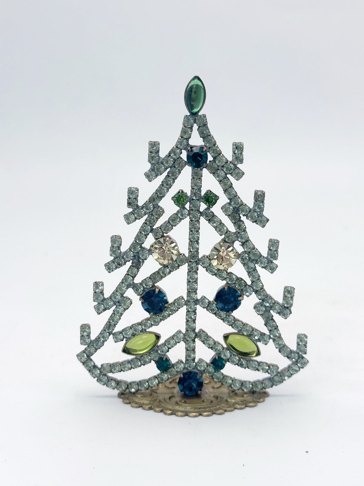 Gablonzer Vintage Christbaum in klassischer Form
