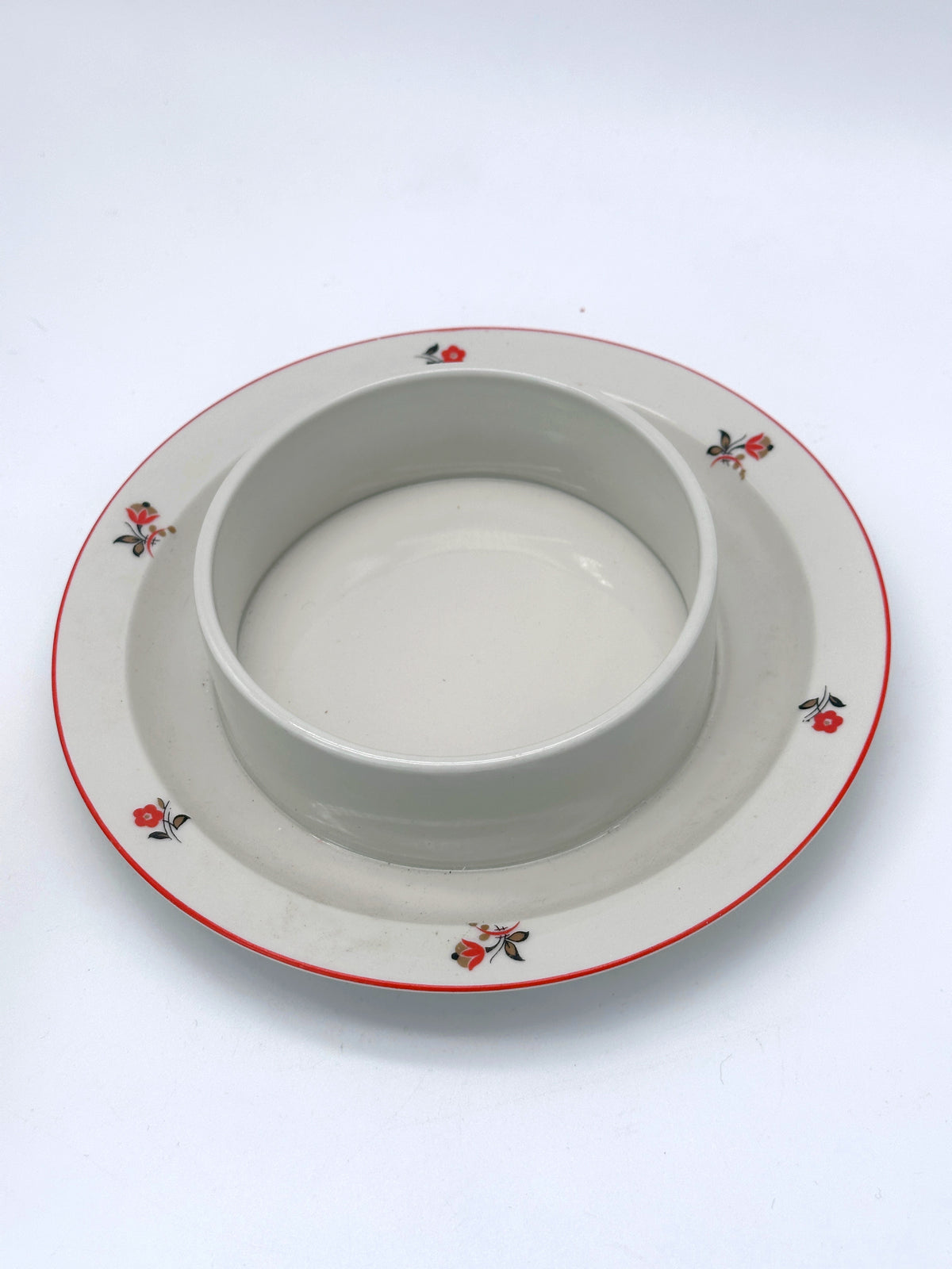 Vintage-Butterdose von Mitterteich Bavaria aus Keramik
