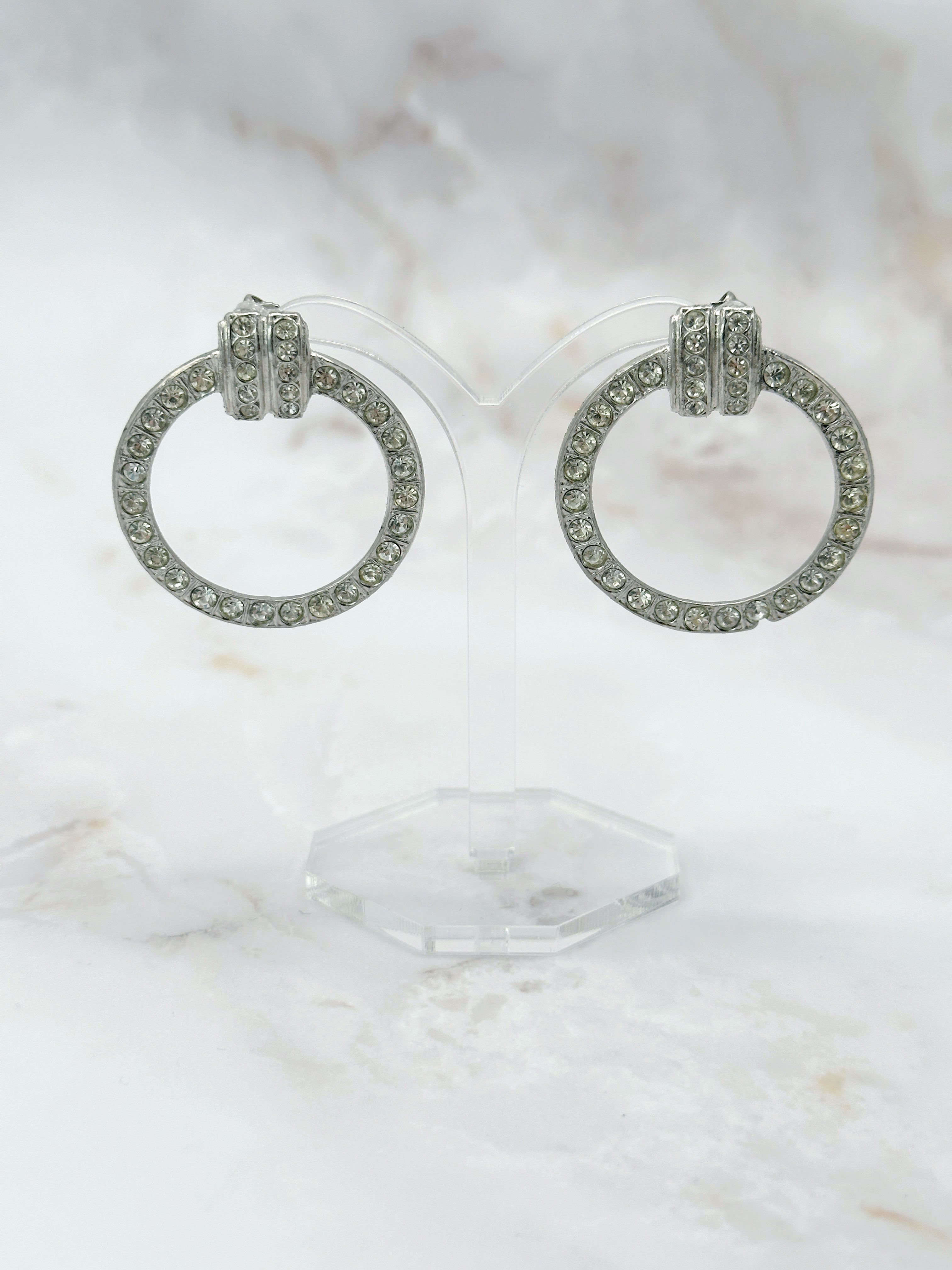 Signierte Vintage Ohrstecker von David Grau