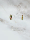Vintage Creolen mit Edelsteinen & Diamanten
