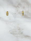 Vintage Creolen modern mit Diamanten