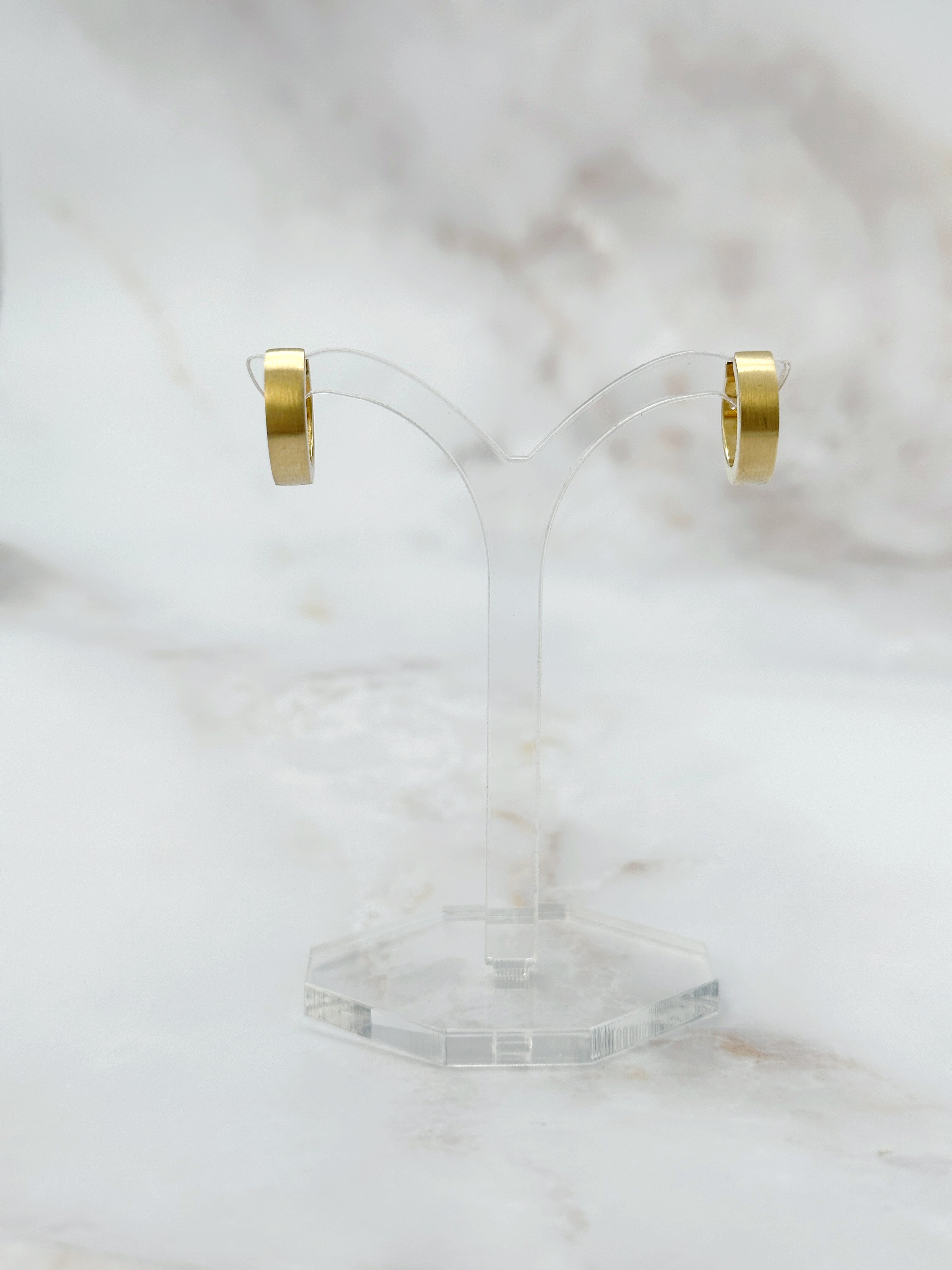Vintage Creolen modern mit Diamanten
