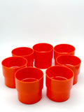 Vintage mug Space Age orange