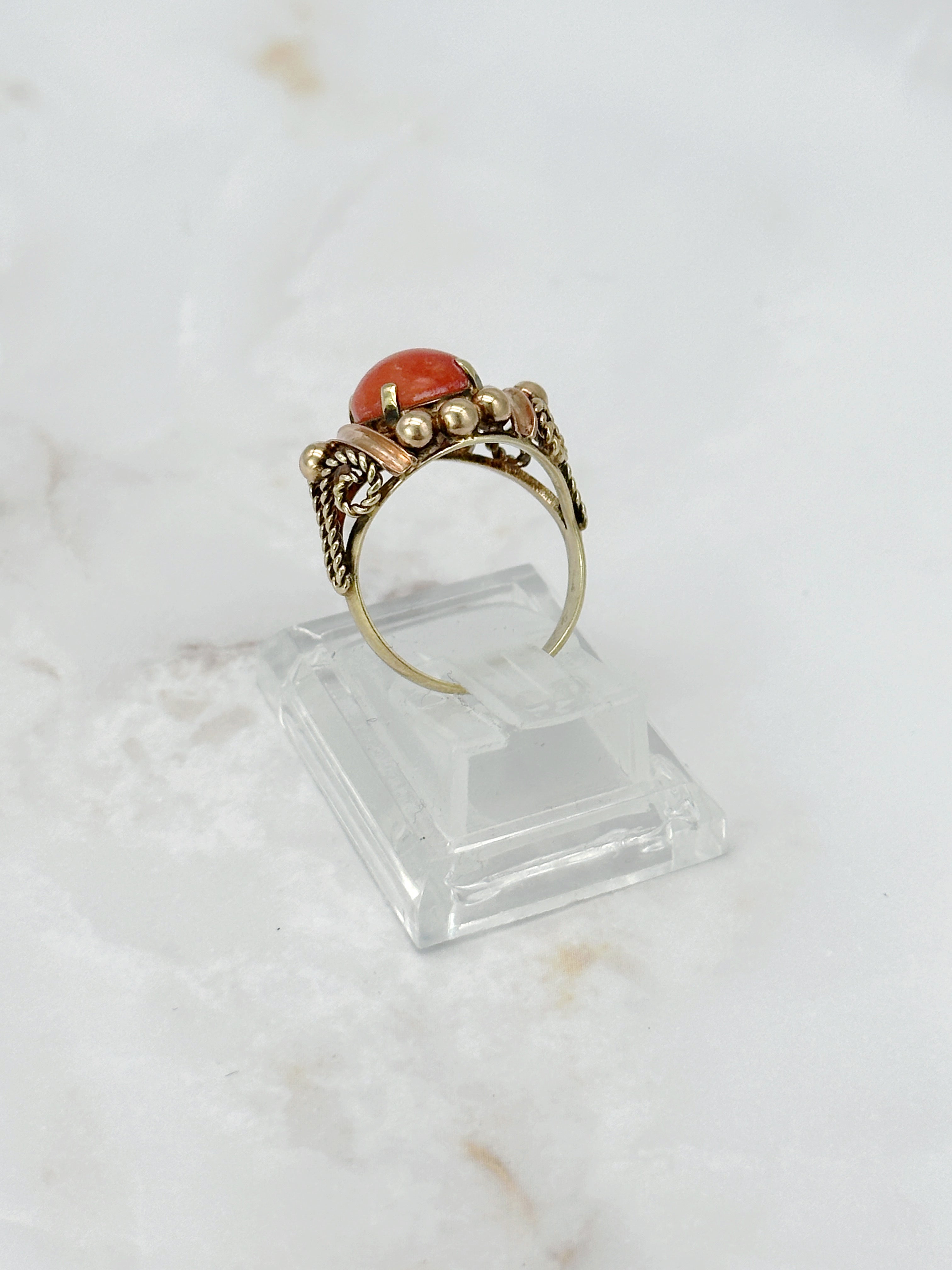 Vintage Korallen Ring