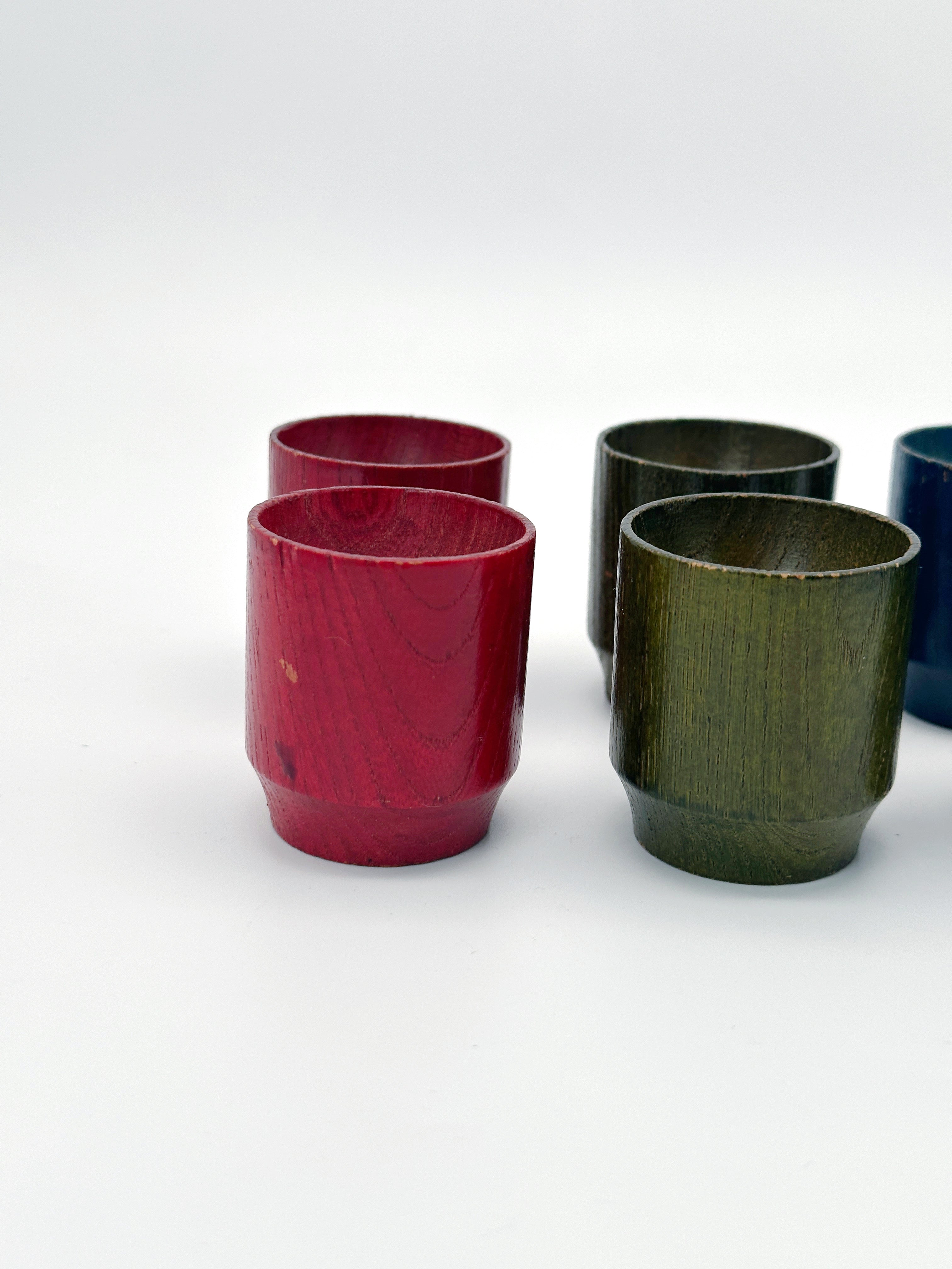6 Stück Vintage Eierbecher
