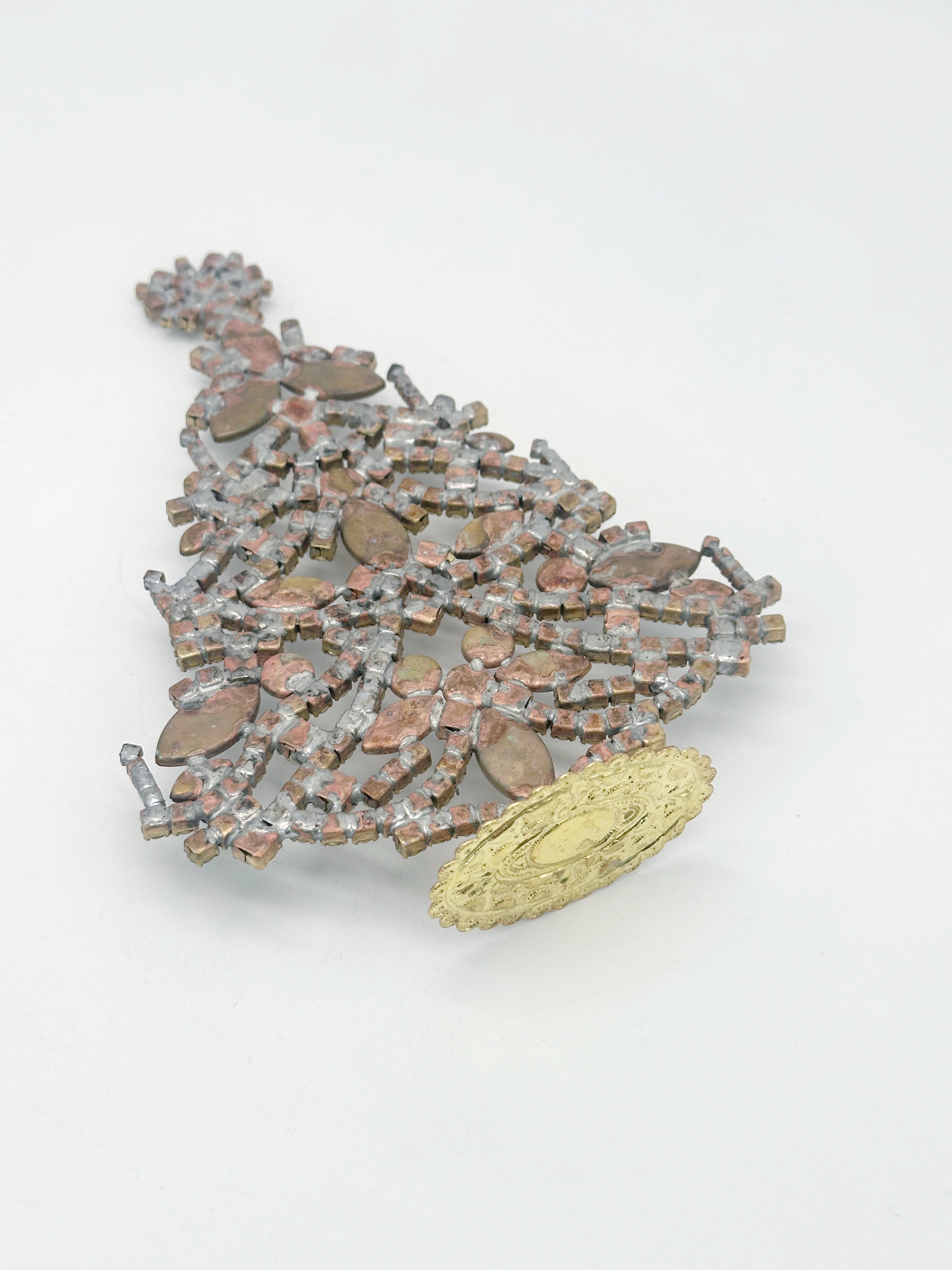 Prächtiger Gablonzer Christbaum aus Strass & Kristall