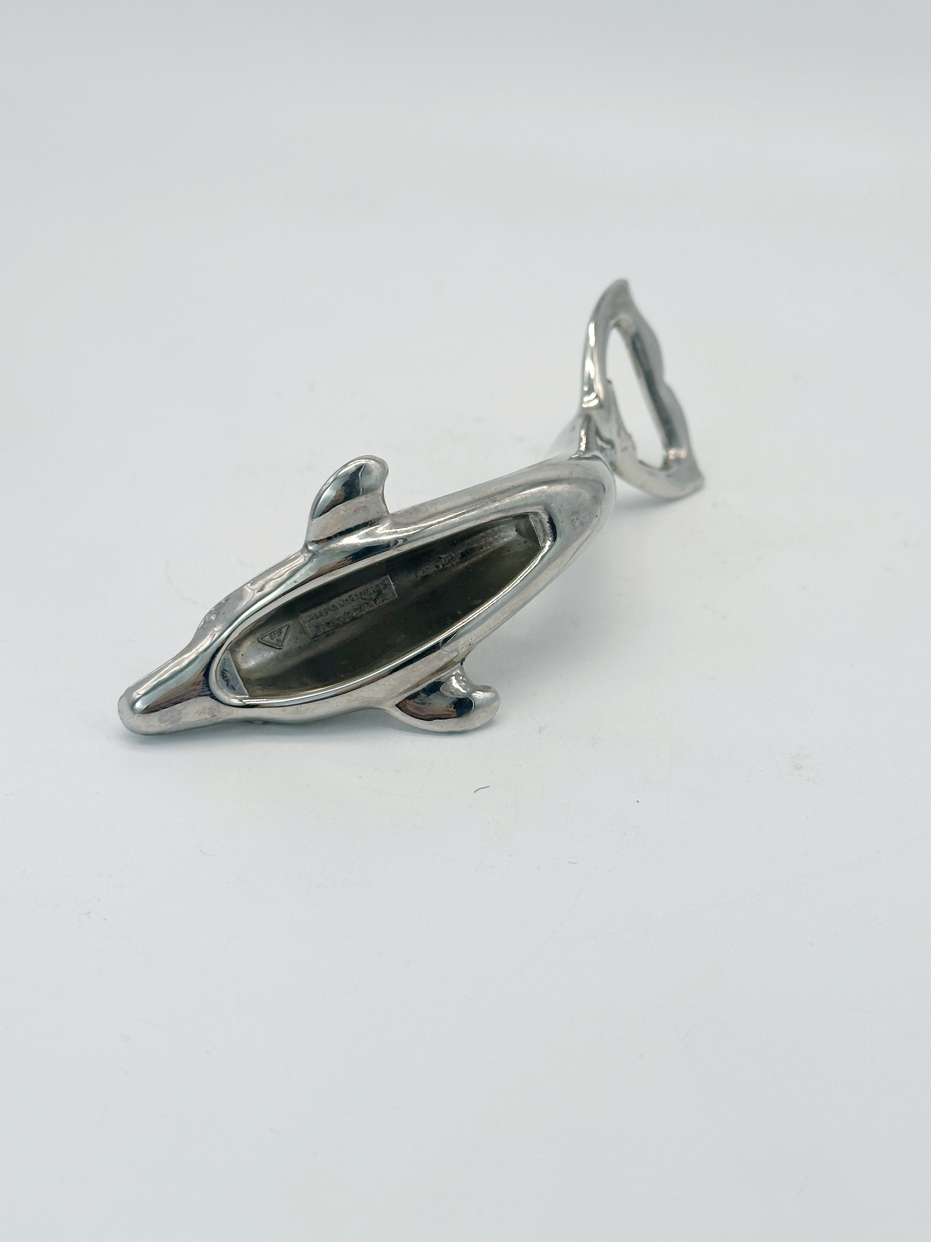 Vintage Flaschenöffner Delfin von BMF versilbert