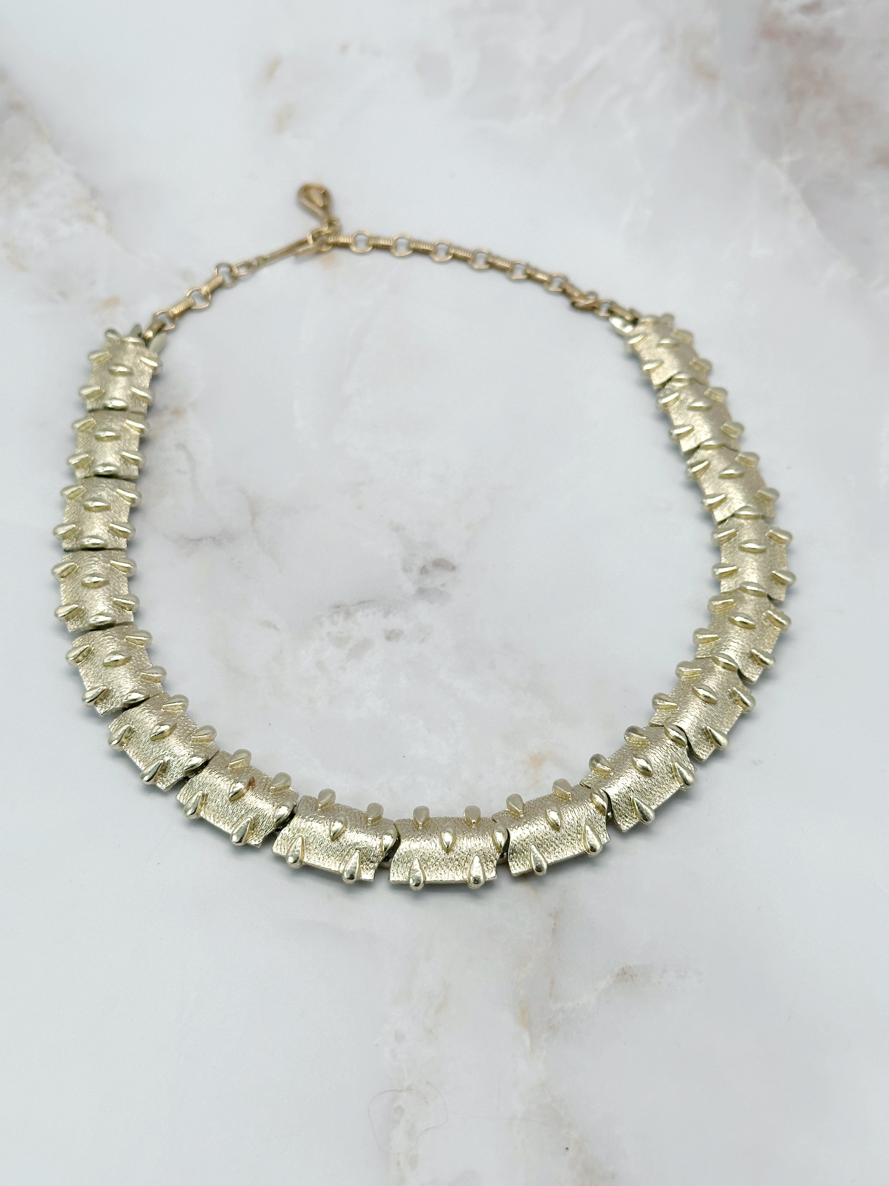 Signierte Vintage Gliederhalskette von CORO