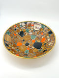 Vintage Mosaik-Schale im Design der 70er Jahre